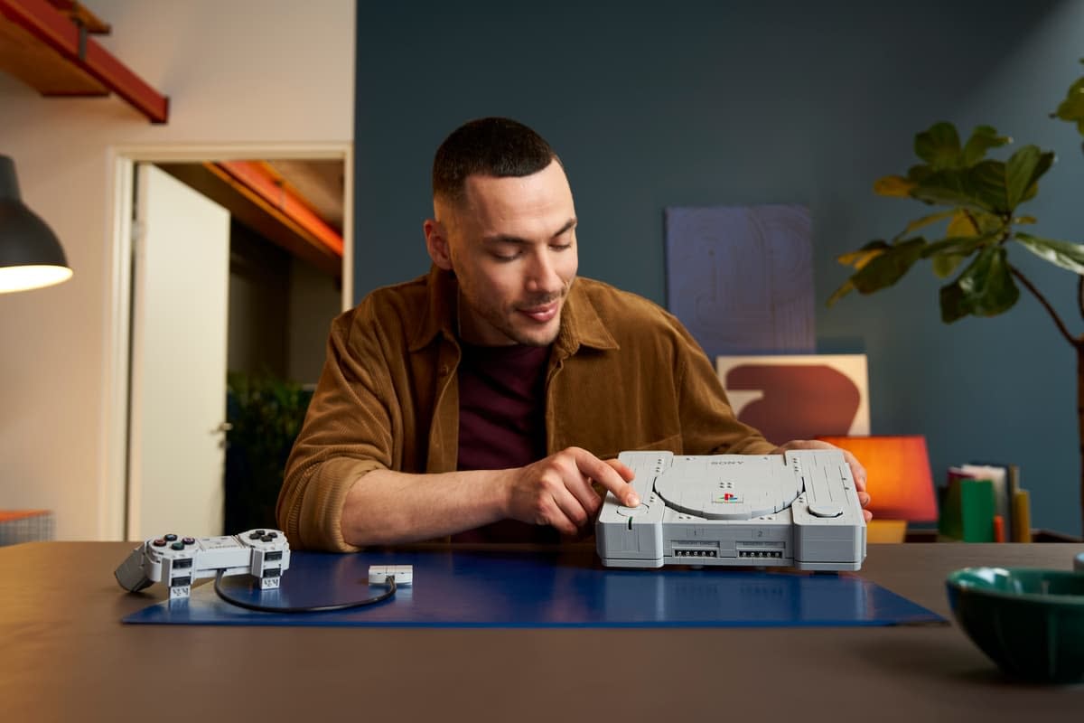 Build Video Game Nostalgia with LEGO New PlayStation One Replica Set