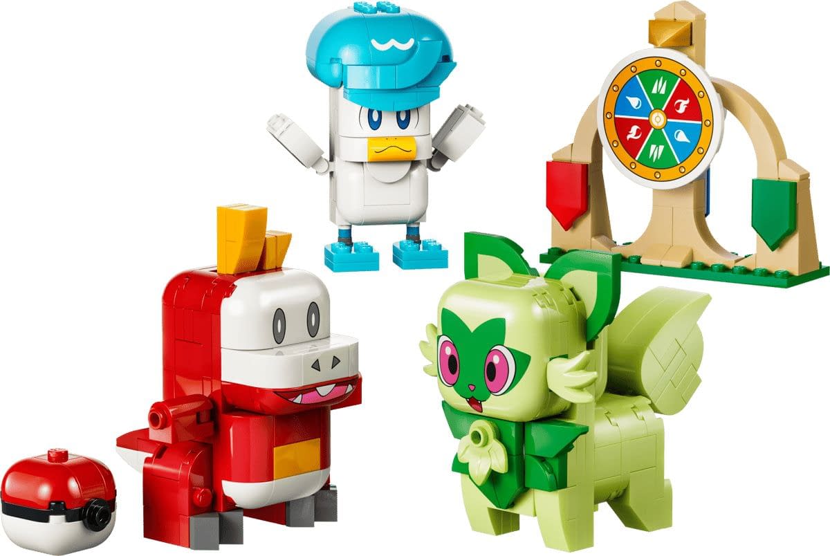 New LEGO Pokémon Paldean Starters Figure Set Coming Soon