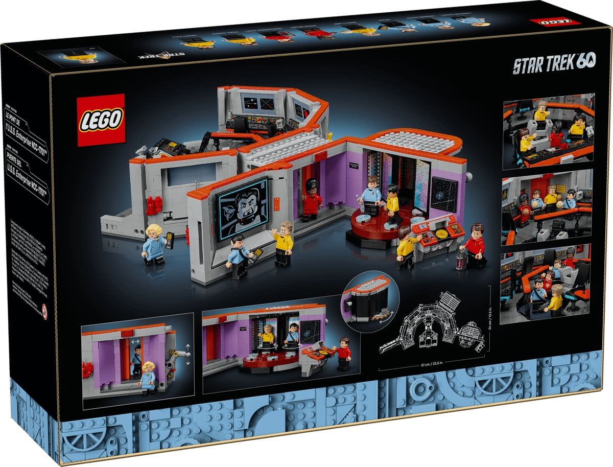 Star Trek: U.S.S. Enterprise NCC-1701 Bridge Set Announced by LEGO