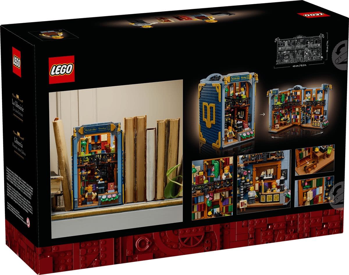 Break the Fourth Wall with LEGO Icons New Bookstore: Book Nook Set