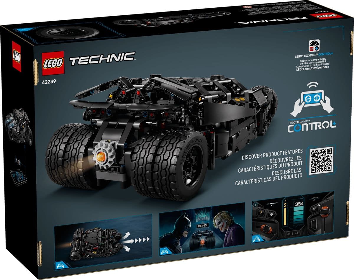 Gotham Awaits with LEGO's New Batman Technic Batmobile Tumbler