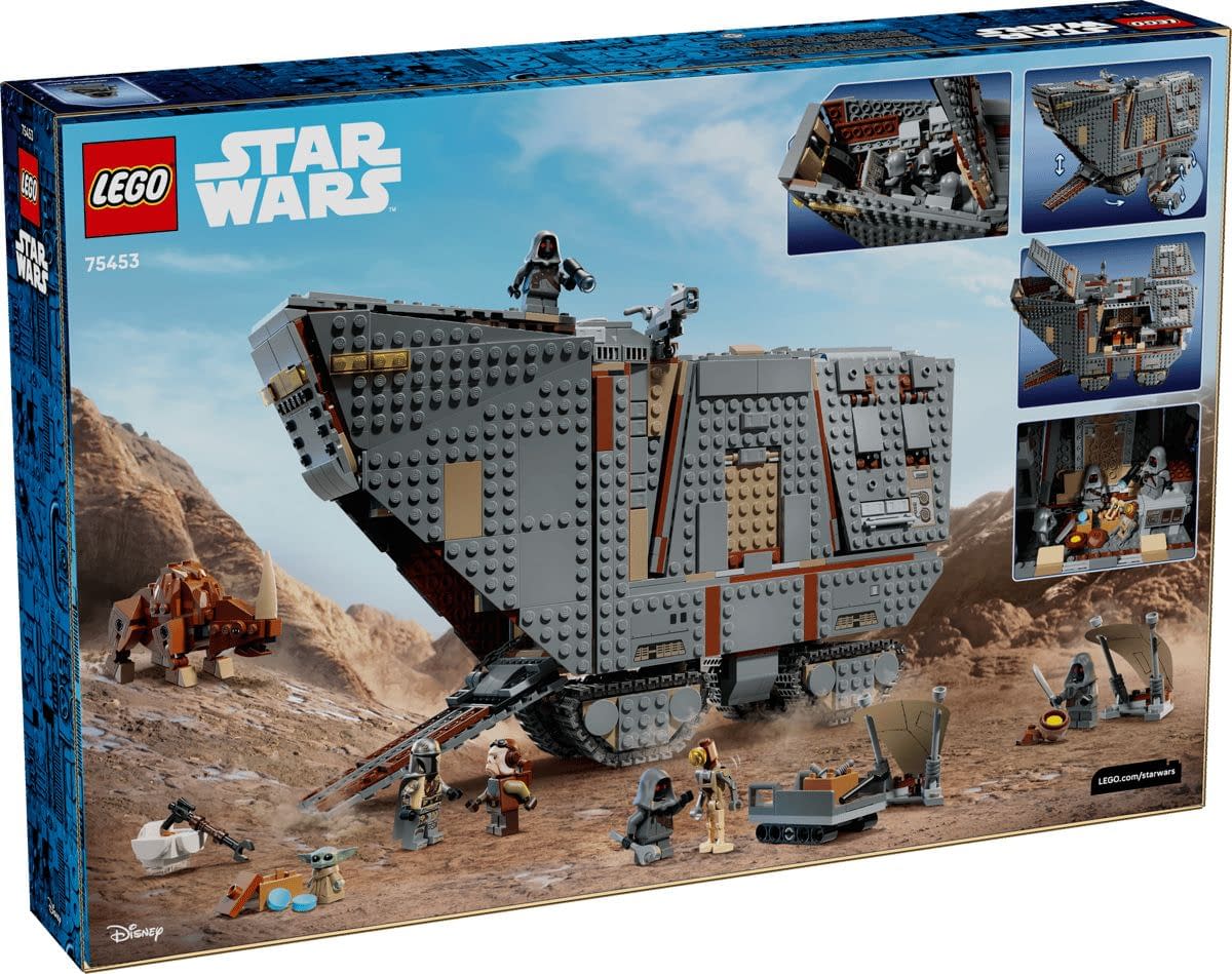New LEGO Star Wars The Mandalorian Offworld Sandcrawler Set Debuts