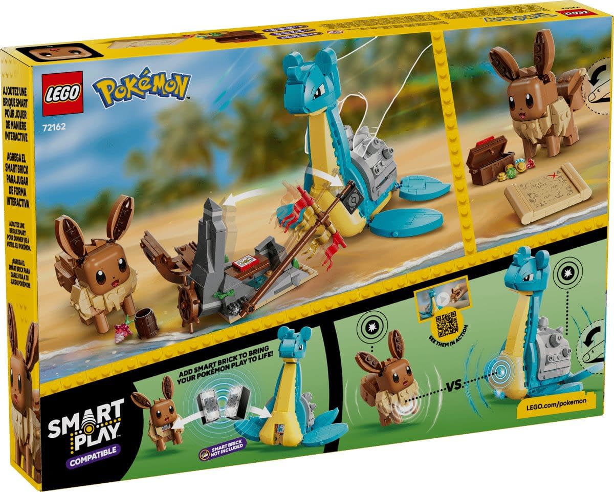 New LEGO Pokémon Eevee and Lapras's Treasure Hunt Set Revealed
