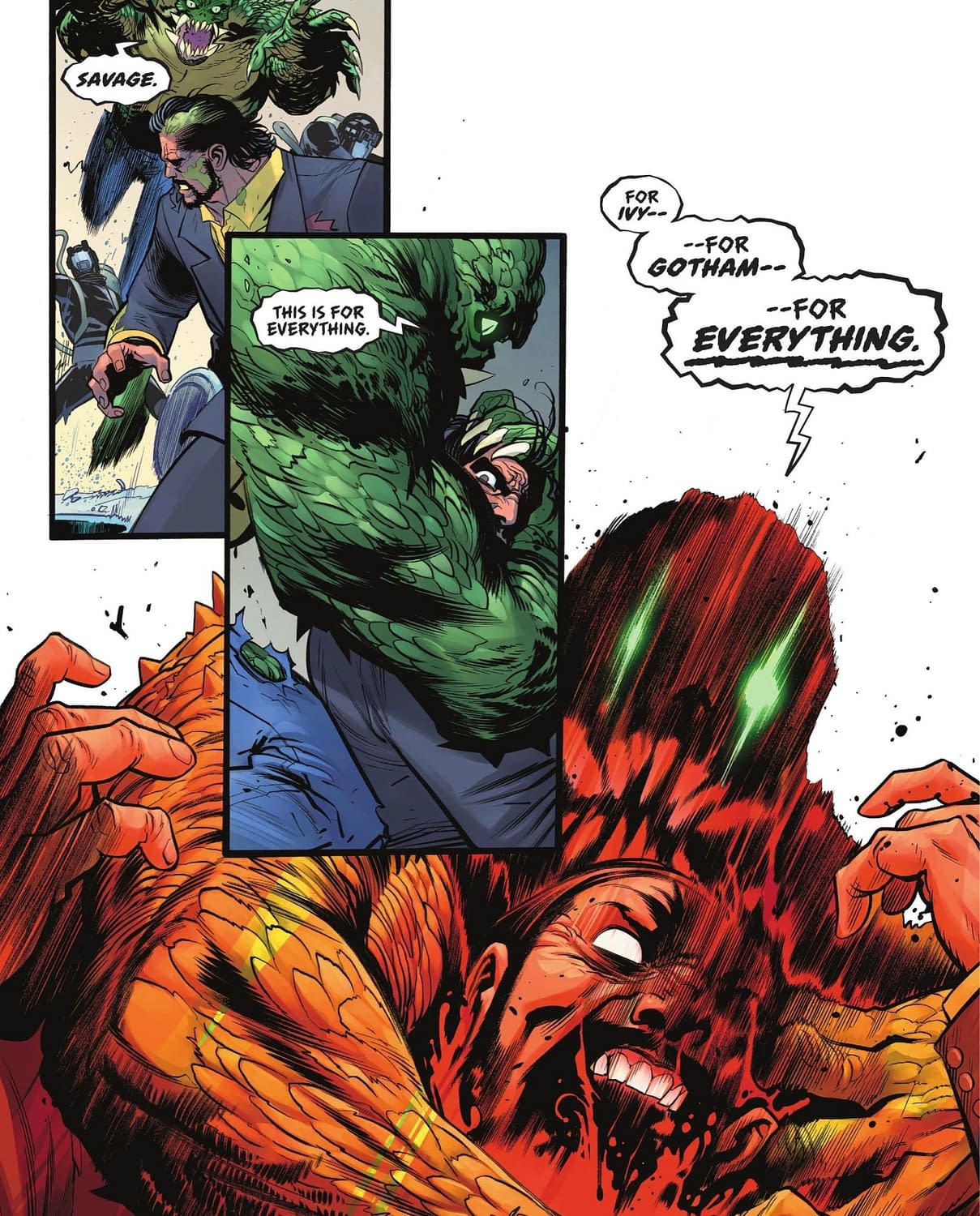 Bad Seeds: Vandal Savage, Croc, Poison Ivy & Harley Quinn (Spoilers)