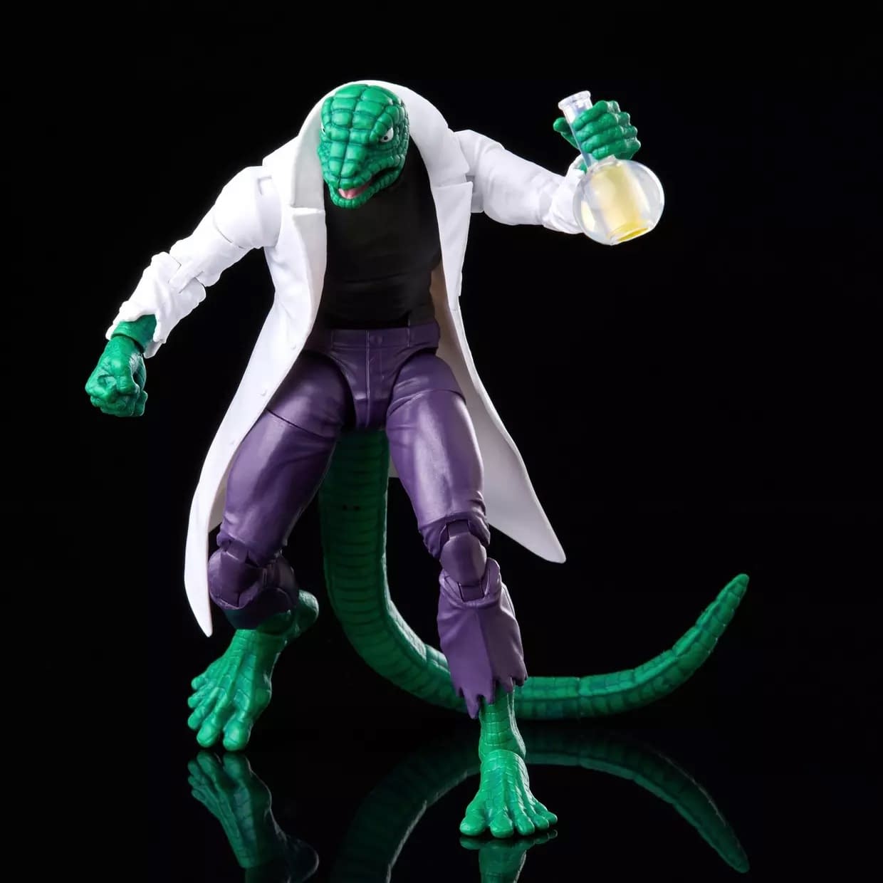 Hasbro Brings Back Retro Carded Marvel Legends The Lizard Figure