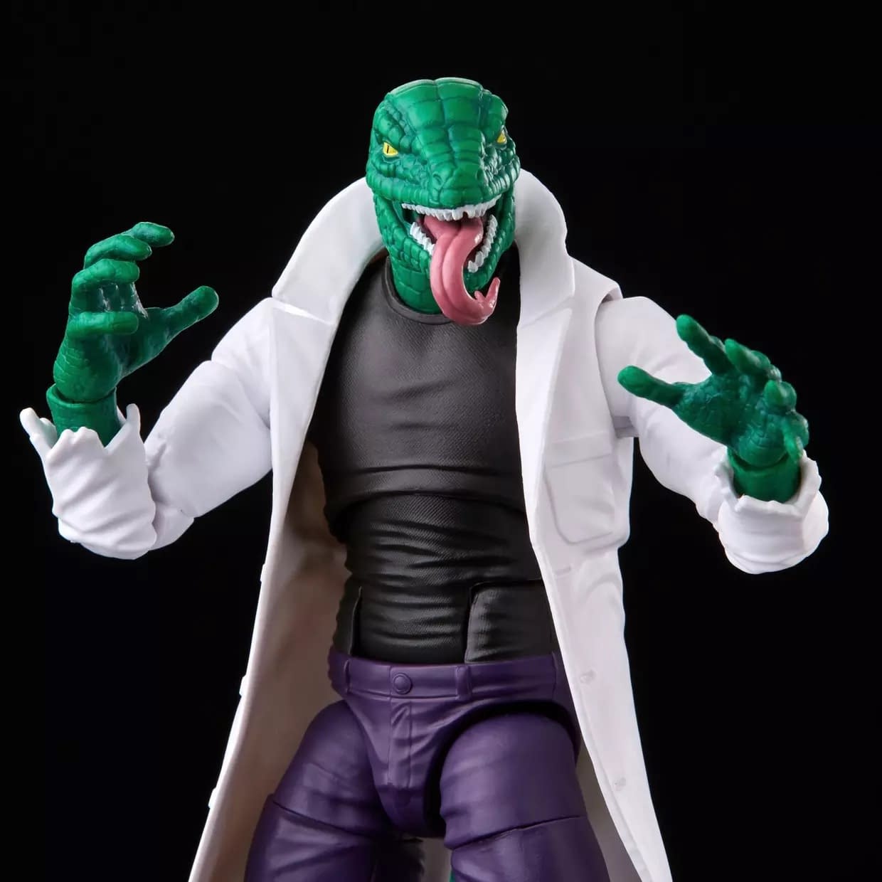 Hasbro Brings Back Retro Carded Marvel Legends The Lizard Figure