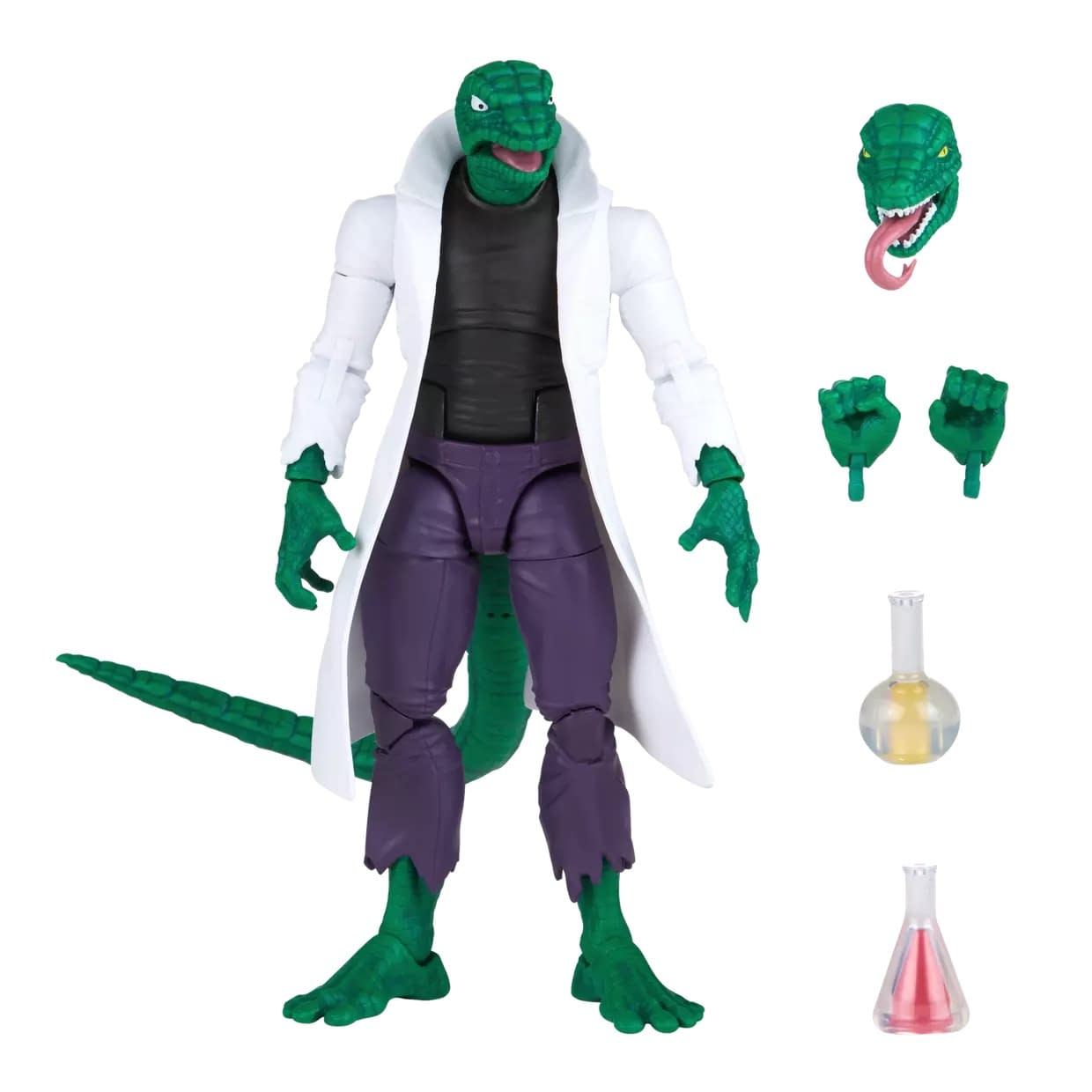Hasbro Brings Back Retro Carded Marvel Legends The Lizard Figure