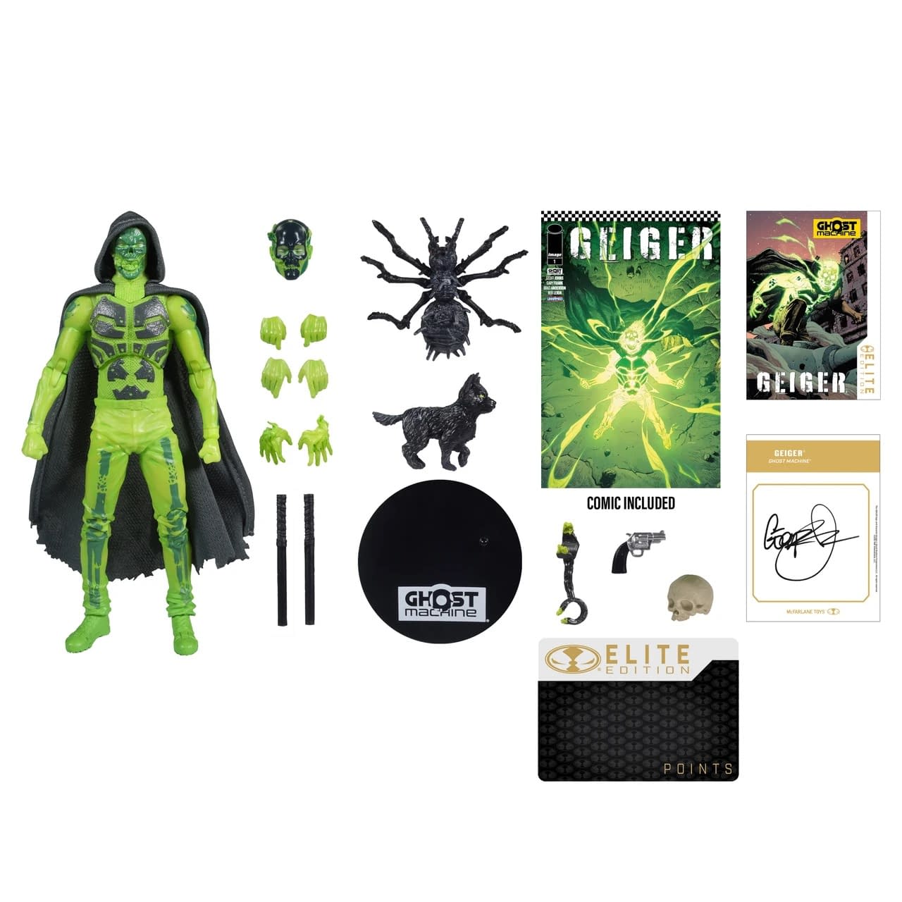 Geiger (Ghost Machine) Joins McFarlane Toys Elite Edition Collection