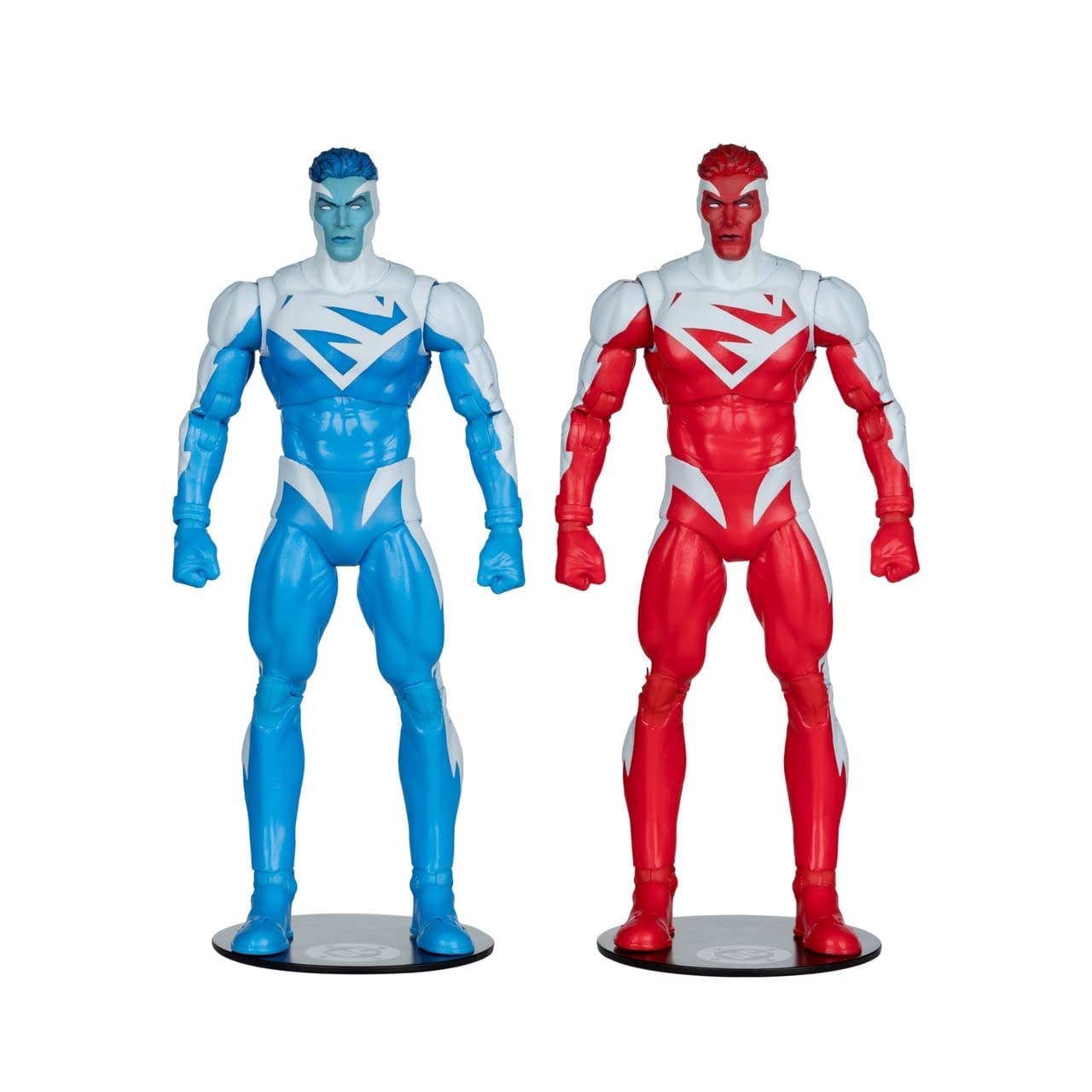 It's Superman Blue vs. Superman Red with New McFarlane Toys 2-Pack