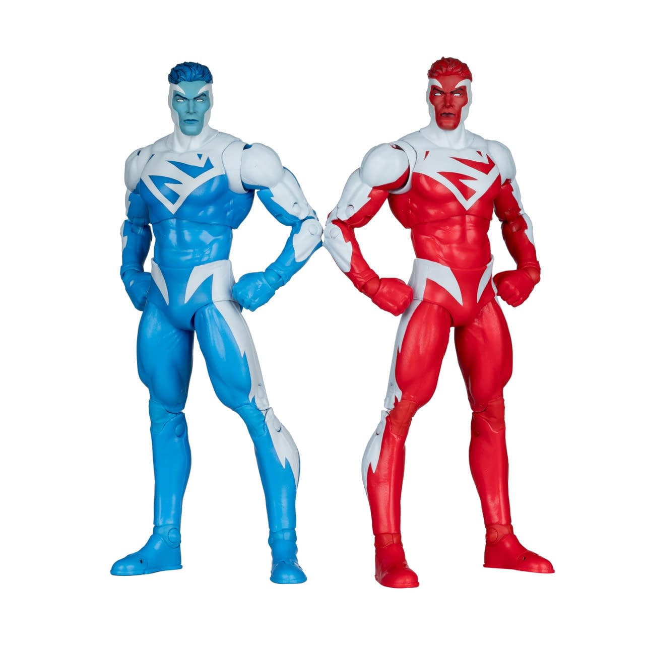 It's Superman Blue vs. Superman Red with New McFarlane Toys 2-Pack