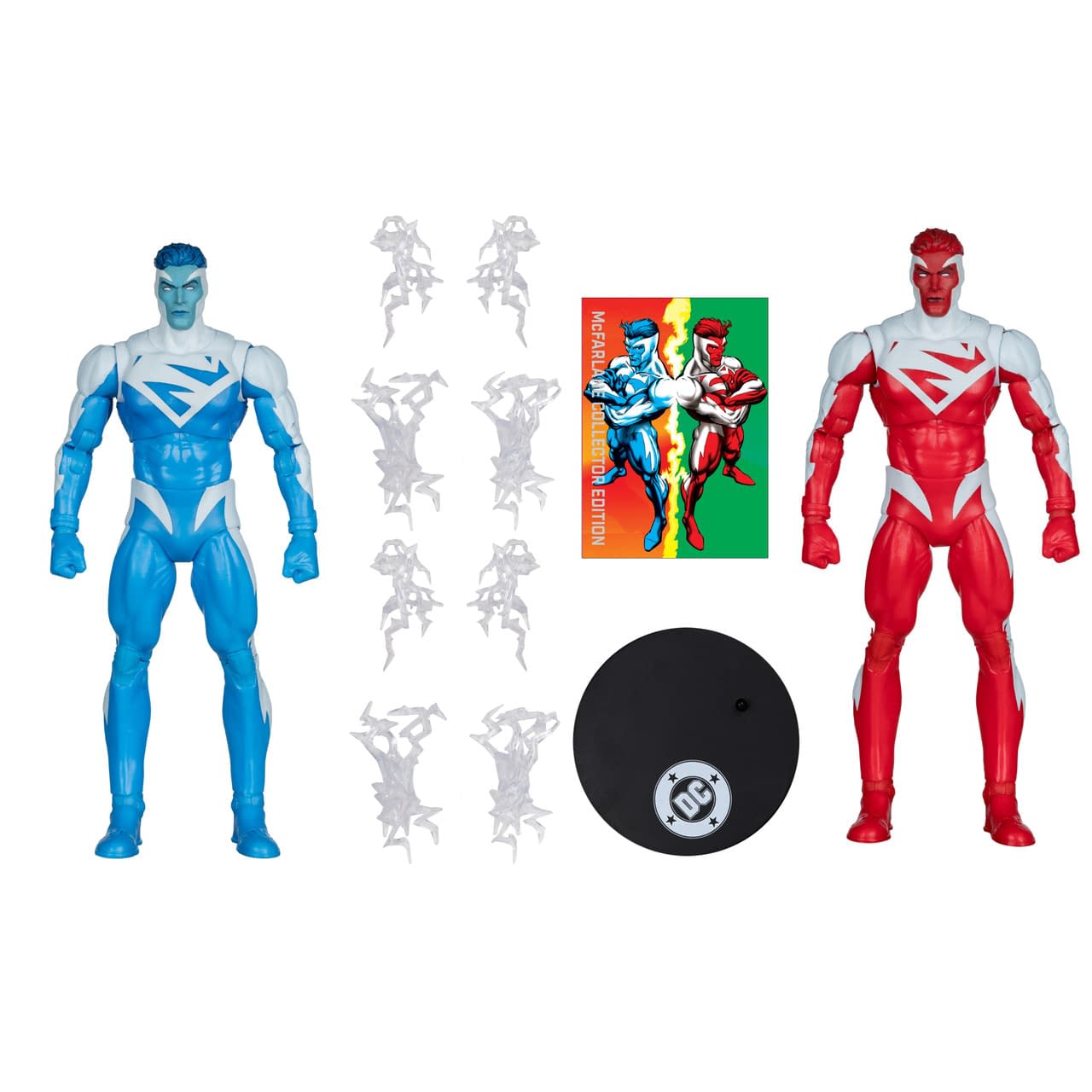 It's Superman Blue vs. Superman Red with New McFarlane Toys 2-Pack
