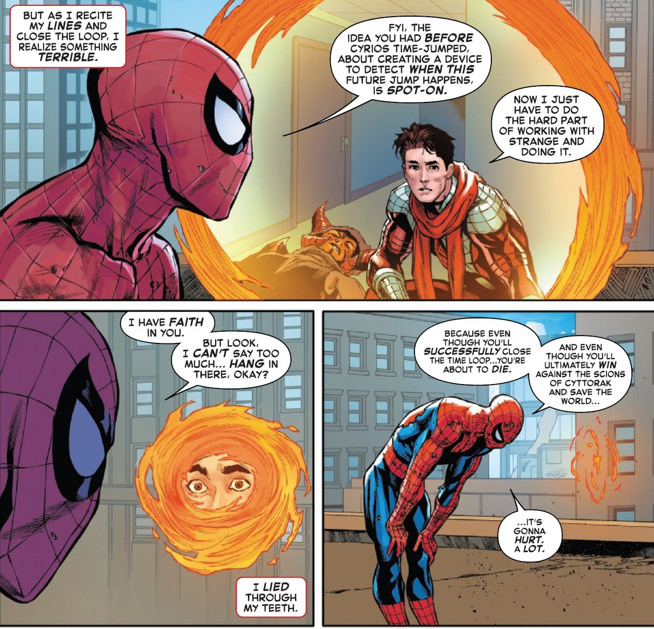 Closing The Amazing Spider-Man #28 Time Loop