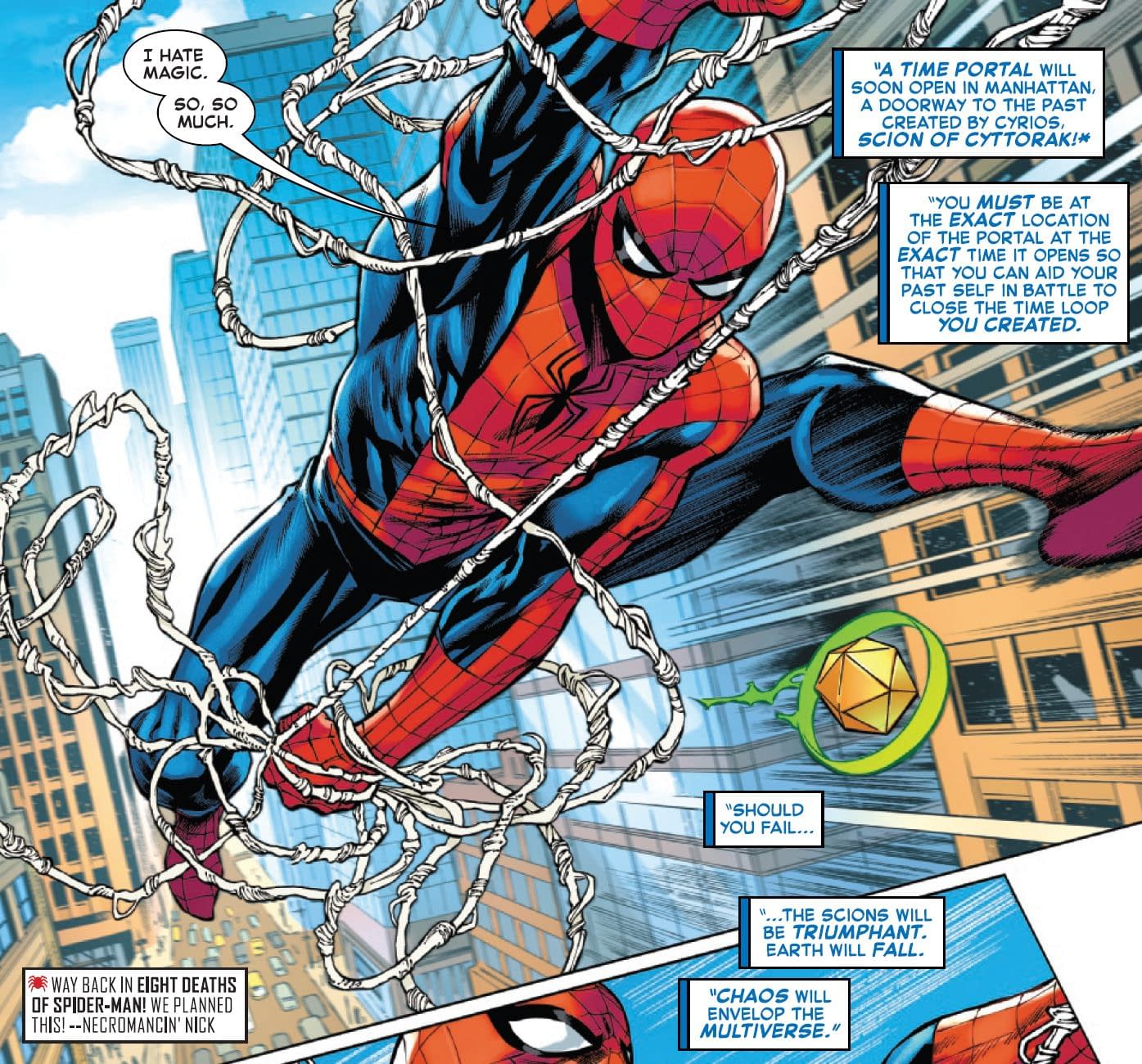 Closing The Amazing Spider-Man #28 Time Loop