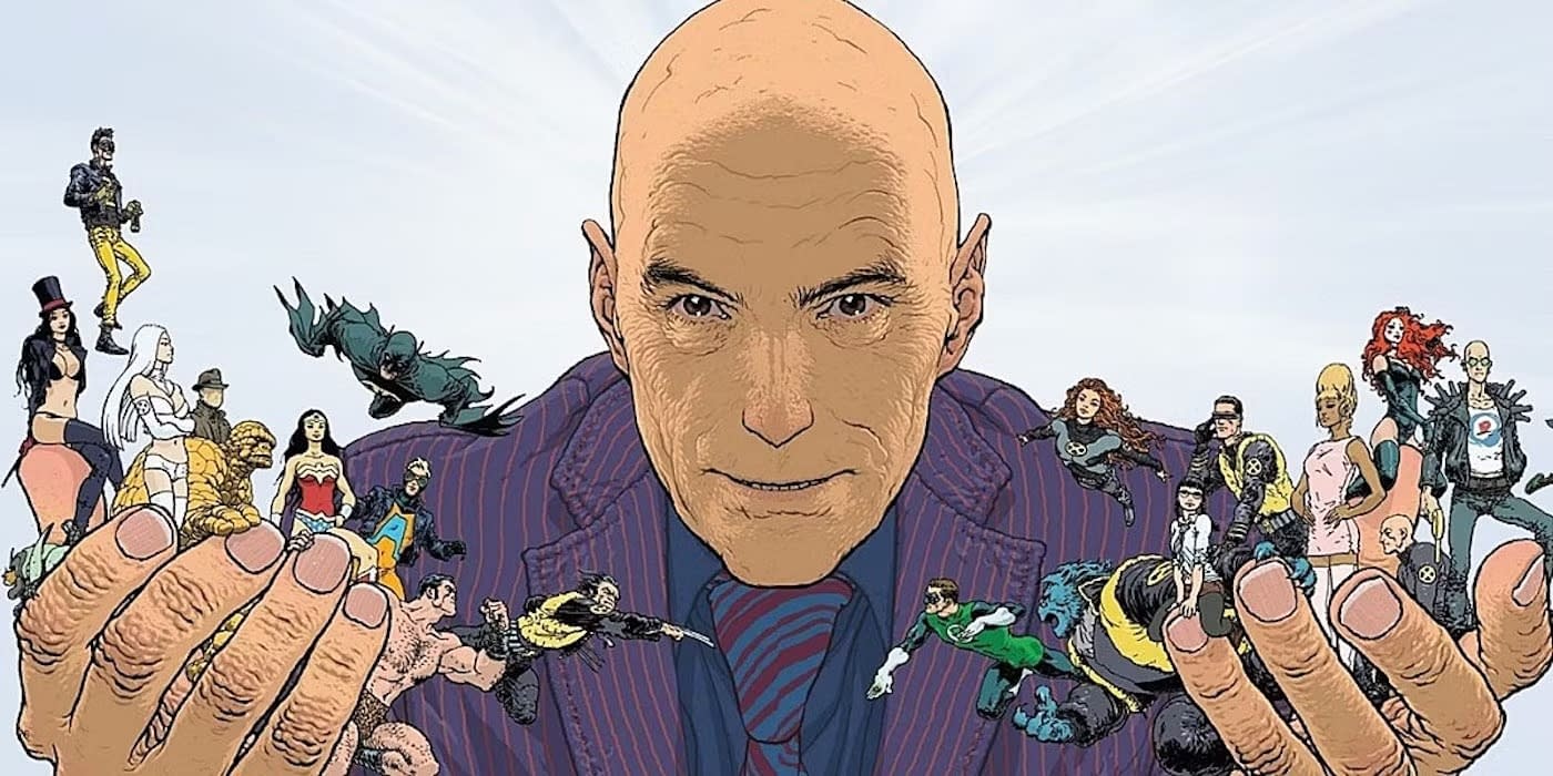 Grant Morrison by Frank Quitely
