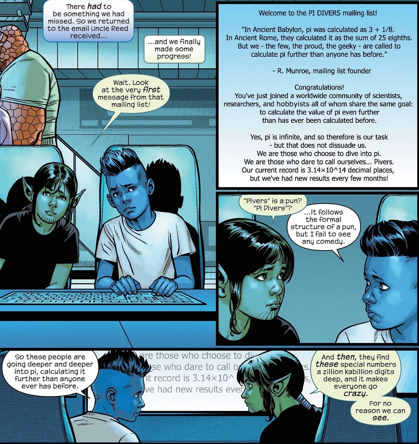 A.I., PI And Doing The Maths On Fantastic Four #14 (Spoilers)