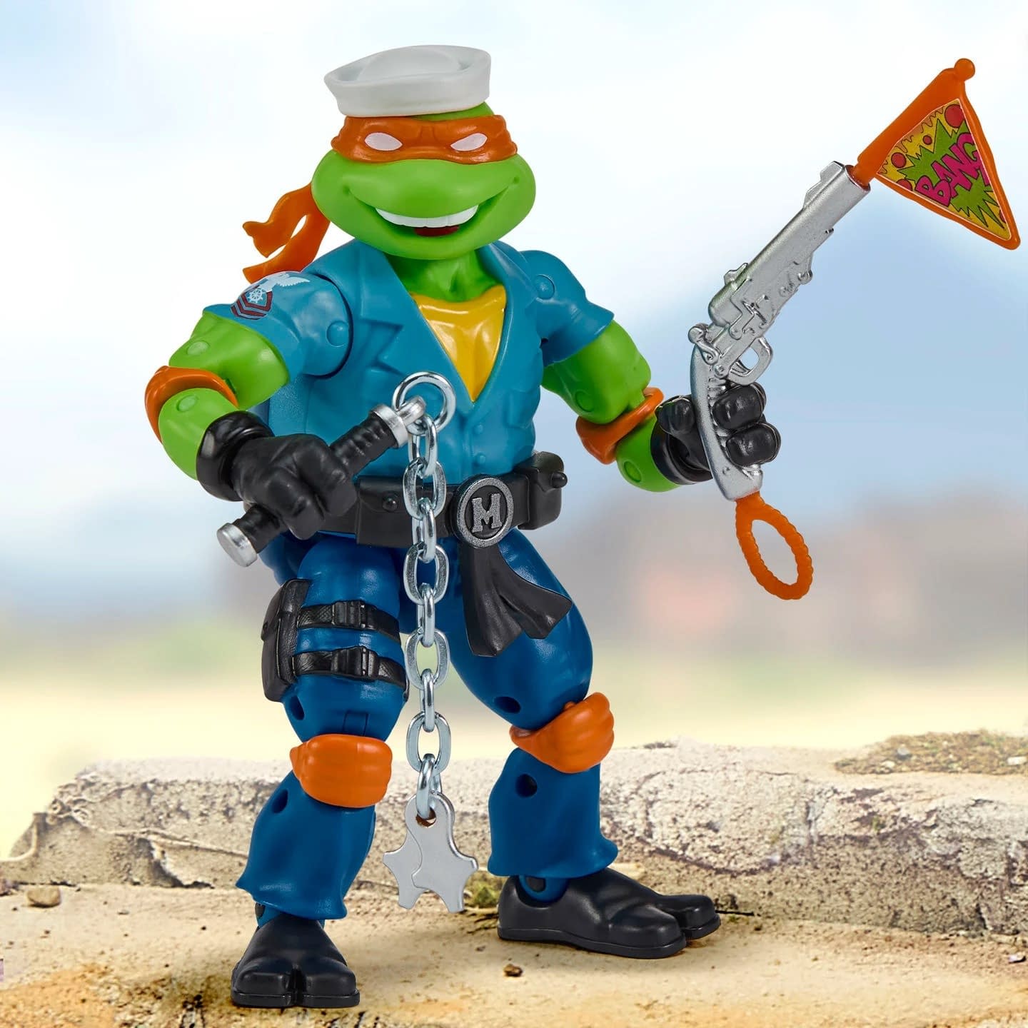 Playmates Debuts New TMNT x G.I. Joe Figure with Mikey as Shipwreck