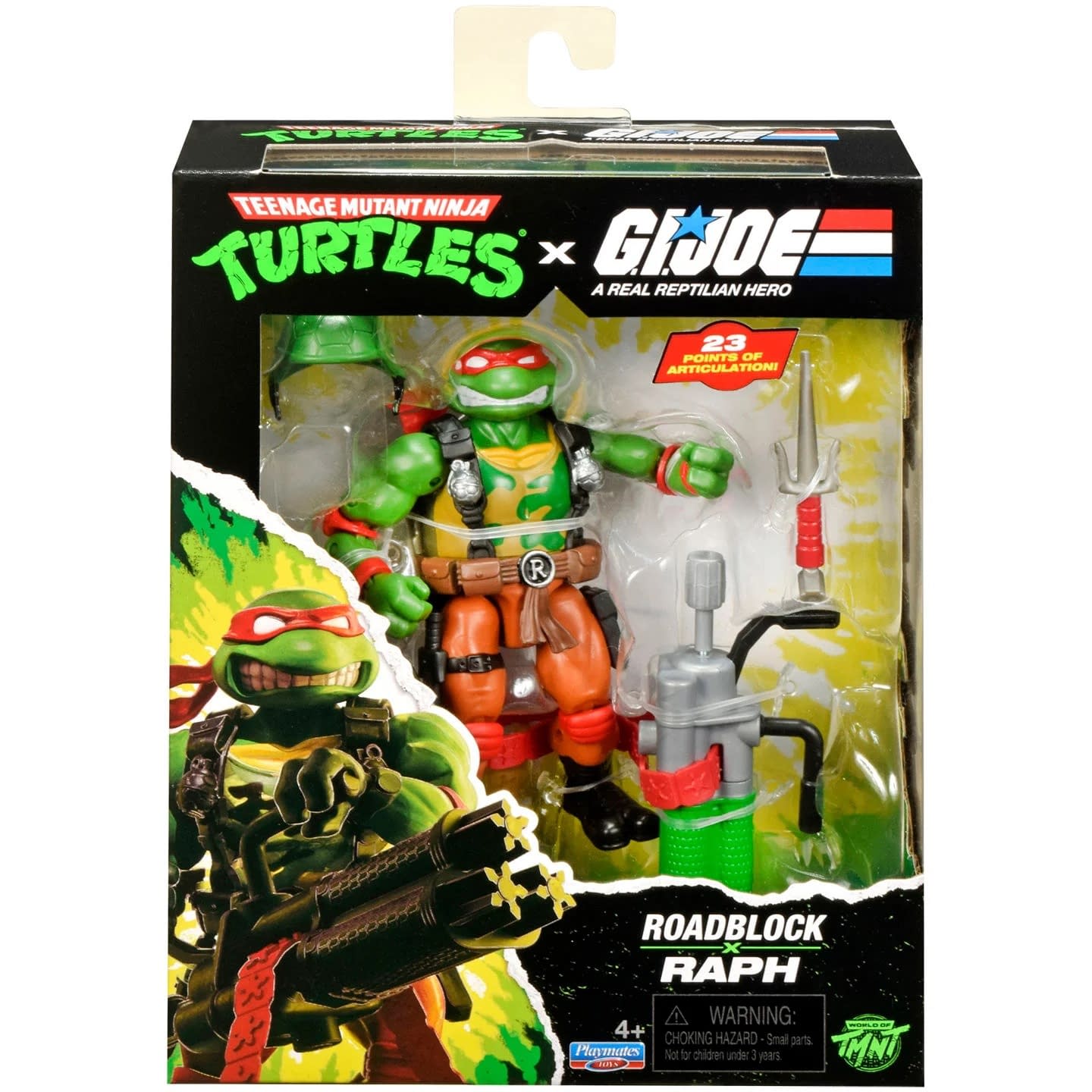 New TMNT x G.I. Joe Raphael as Roadblock Figure Coming Soon