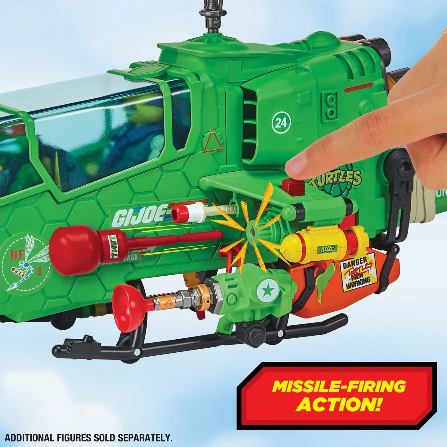 Take Flight with Playmates New TMNT x G.I. Joe Turtle-Fly Copter