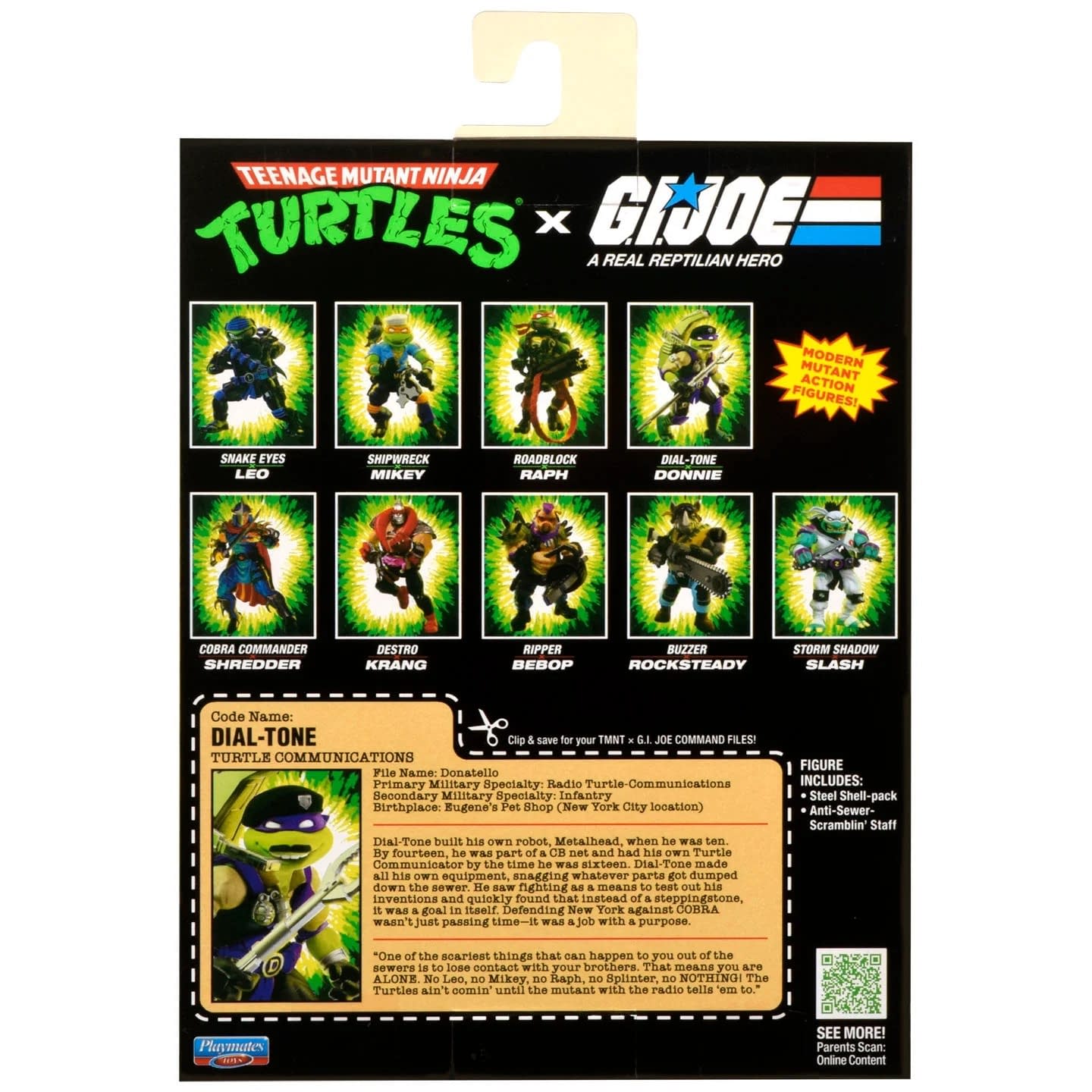 New G.I. Joe x TMNT Figures Debut Including Donatello as Dial-Tone