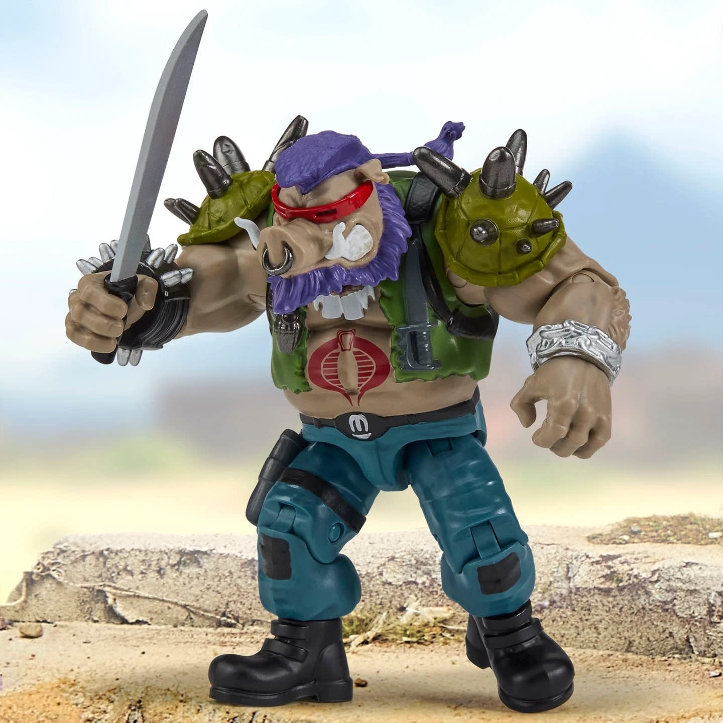 New TMNT x G.I. Joe Figures Arrives Starring Bebop as Ripper