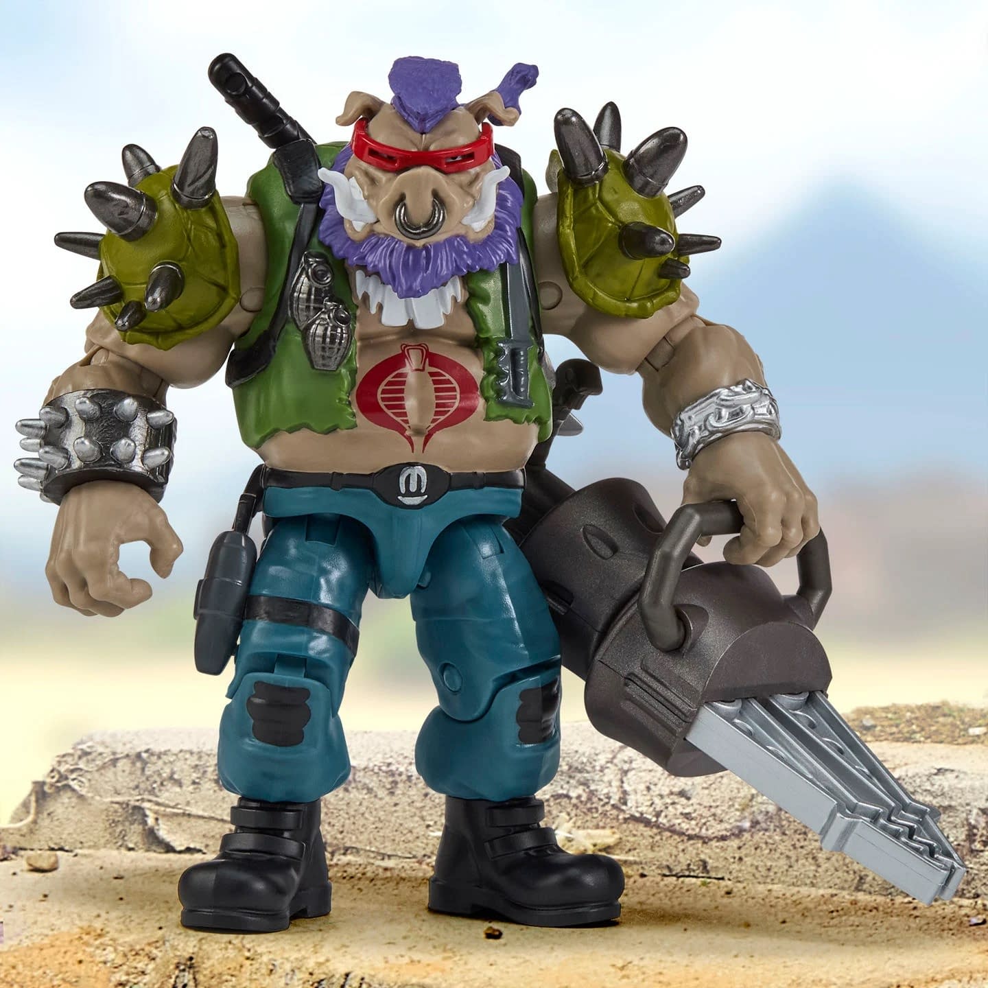 New TMNT x G.I. Joe Figures Arrives Starring Bebop as Ripper