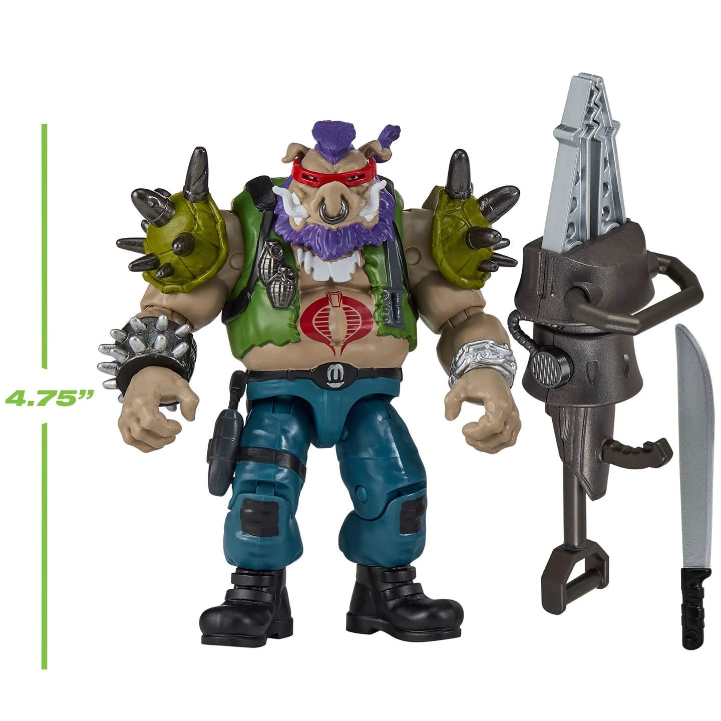 New TMNT x G.I. Joe Figures Arrives Starring Bebop as Ripper