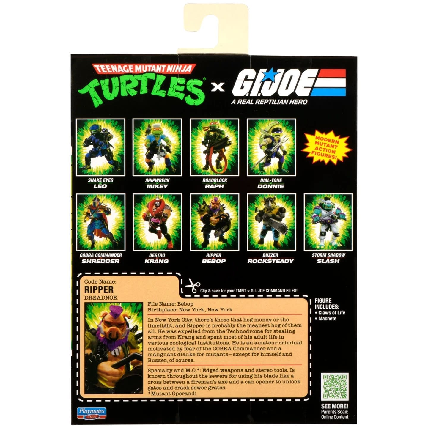New TMNT x G.I. Joe Figures Arrives Starring Bebop as Ripper