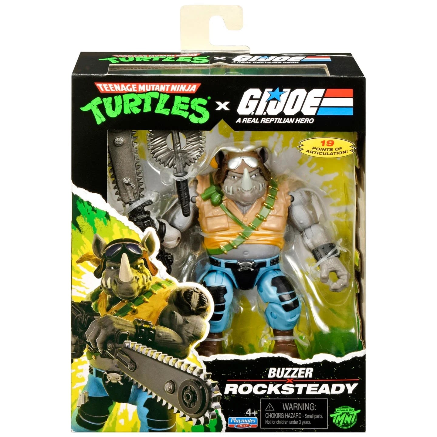 TMNT's Rocksteady is Buzzer with Playmates New G.I. Joe Collab