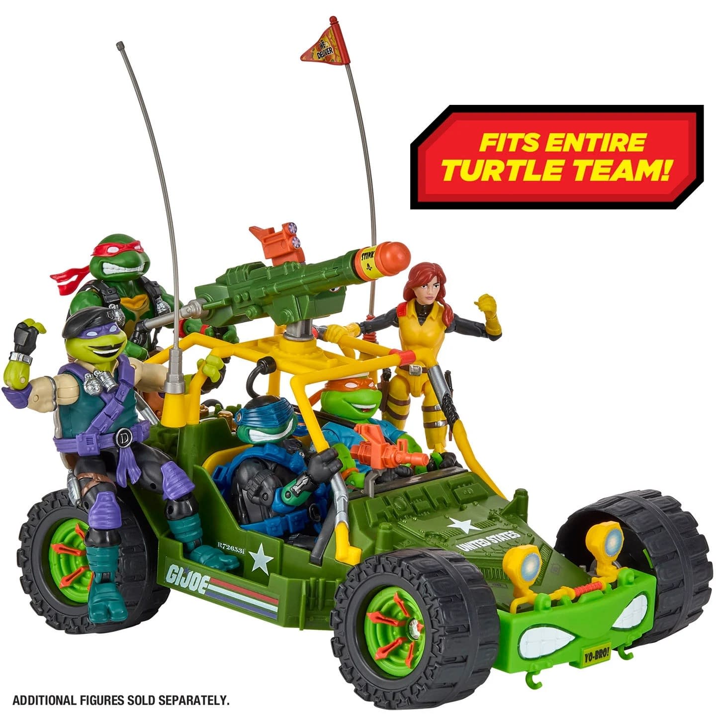 Playmates Reveals New TMNT x G.I. Joe A.W.E. Shell-Striker Vehicle