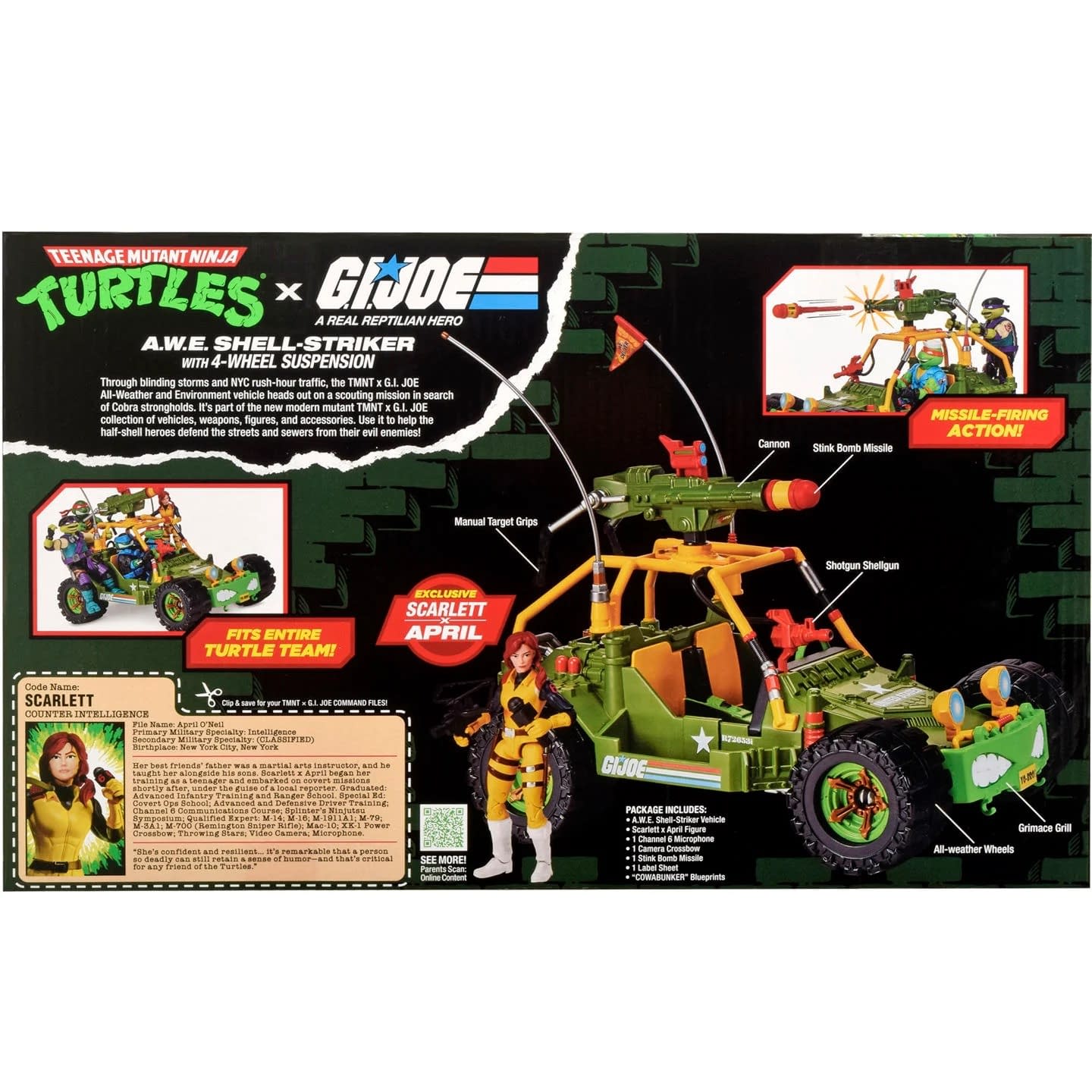 Playmates Reveals New TMNT x G.I. Joe A.W.E. Shell-Striker Vehicle