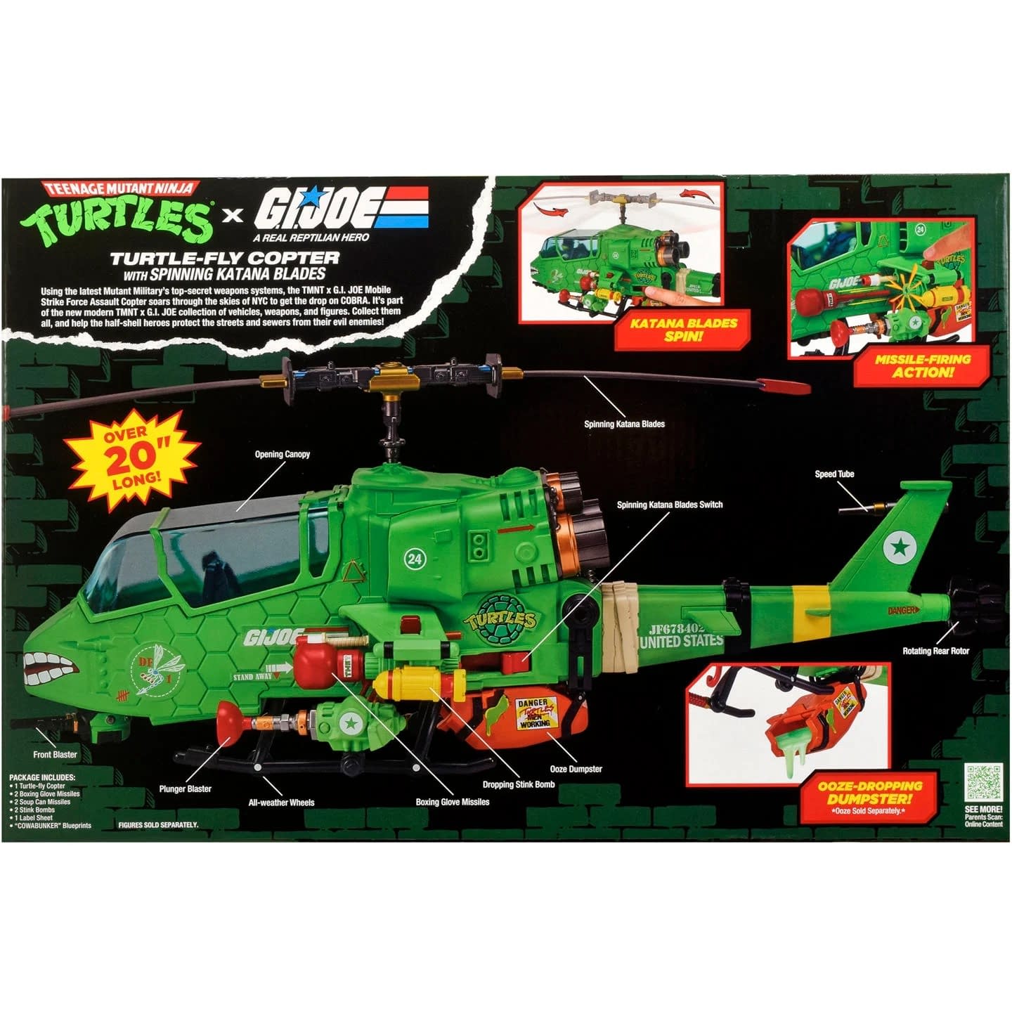 Take Flight with Playmates New TMNT x G.I. Joe Turtle-Fly Copter