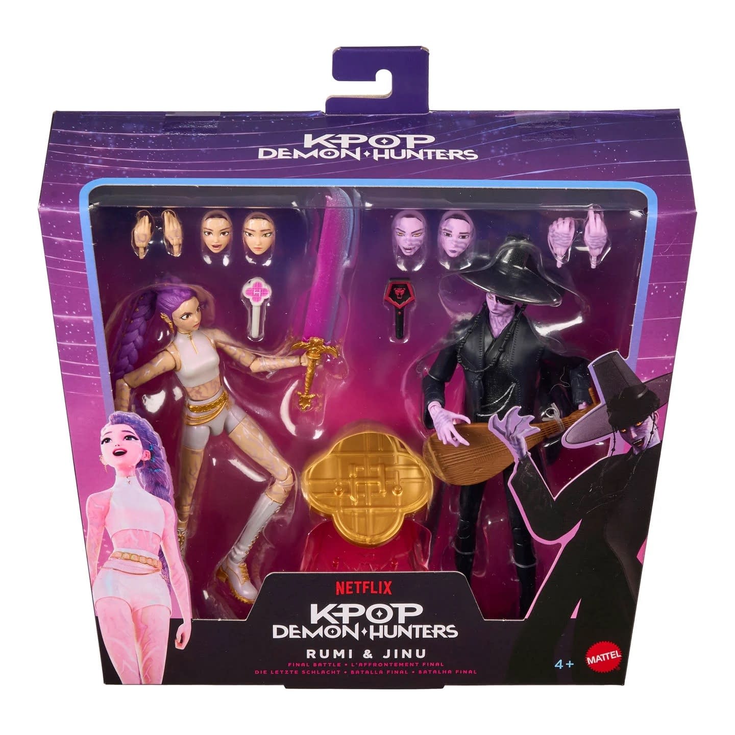 KPop Demon Hunters Finale Battle Rumi & Jinu Figure Set Announced