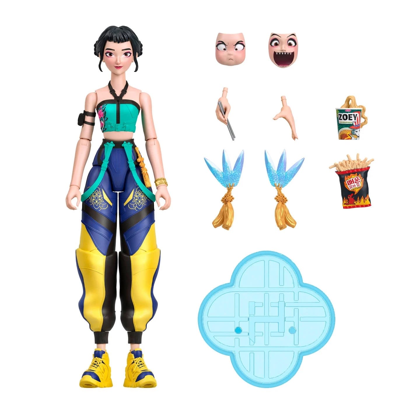 New KPop Demon Hunters HUNTR/X Zoey Action Figure Revealed