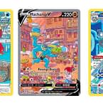 shinya komatsu pokemon cards Misty's Staryu - Hot Air Arena variation to centering Pokemon Card 151" Set -