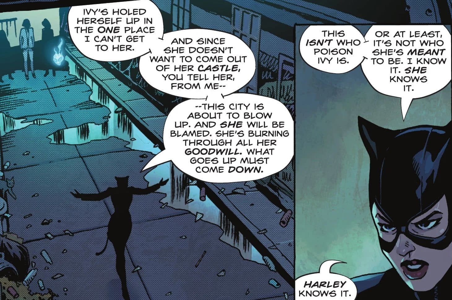Batman, Batgirl, Poison Ivy
