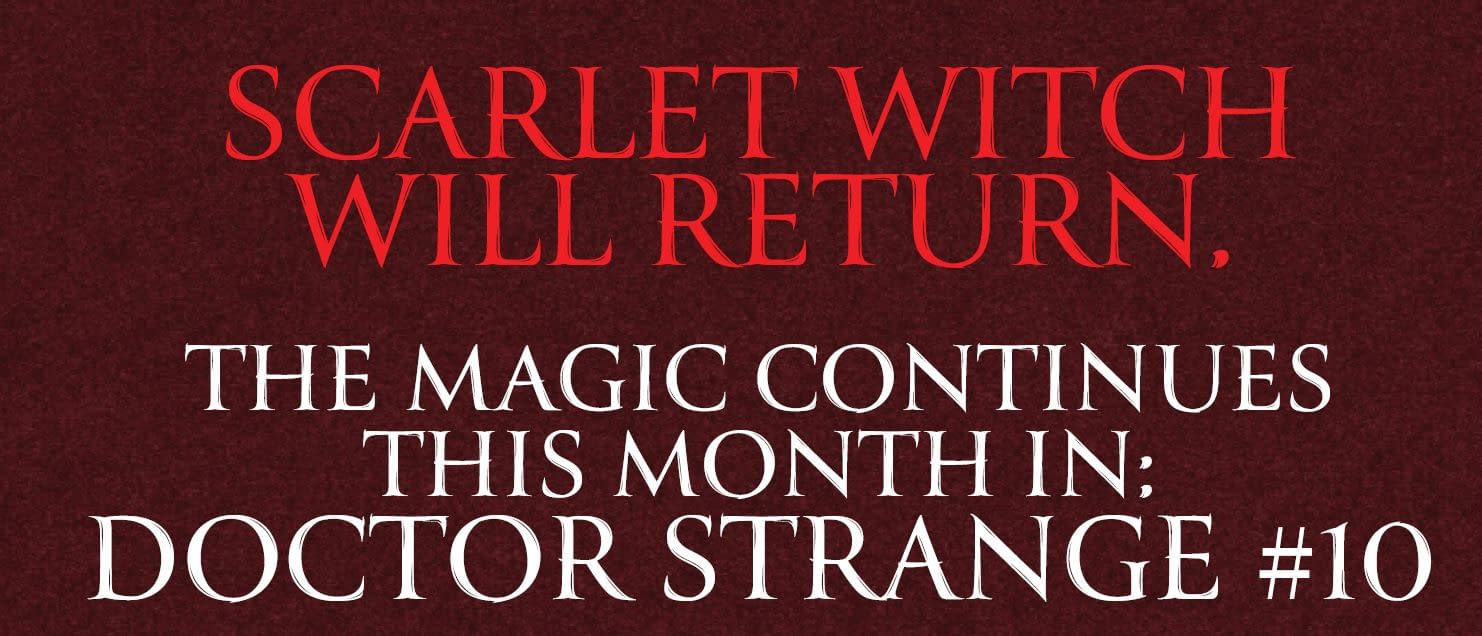 Marvel Promises Scarlet Witch Will Return In 2027
