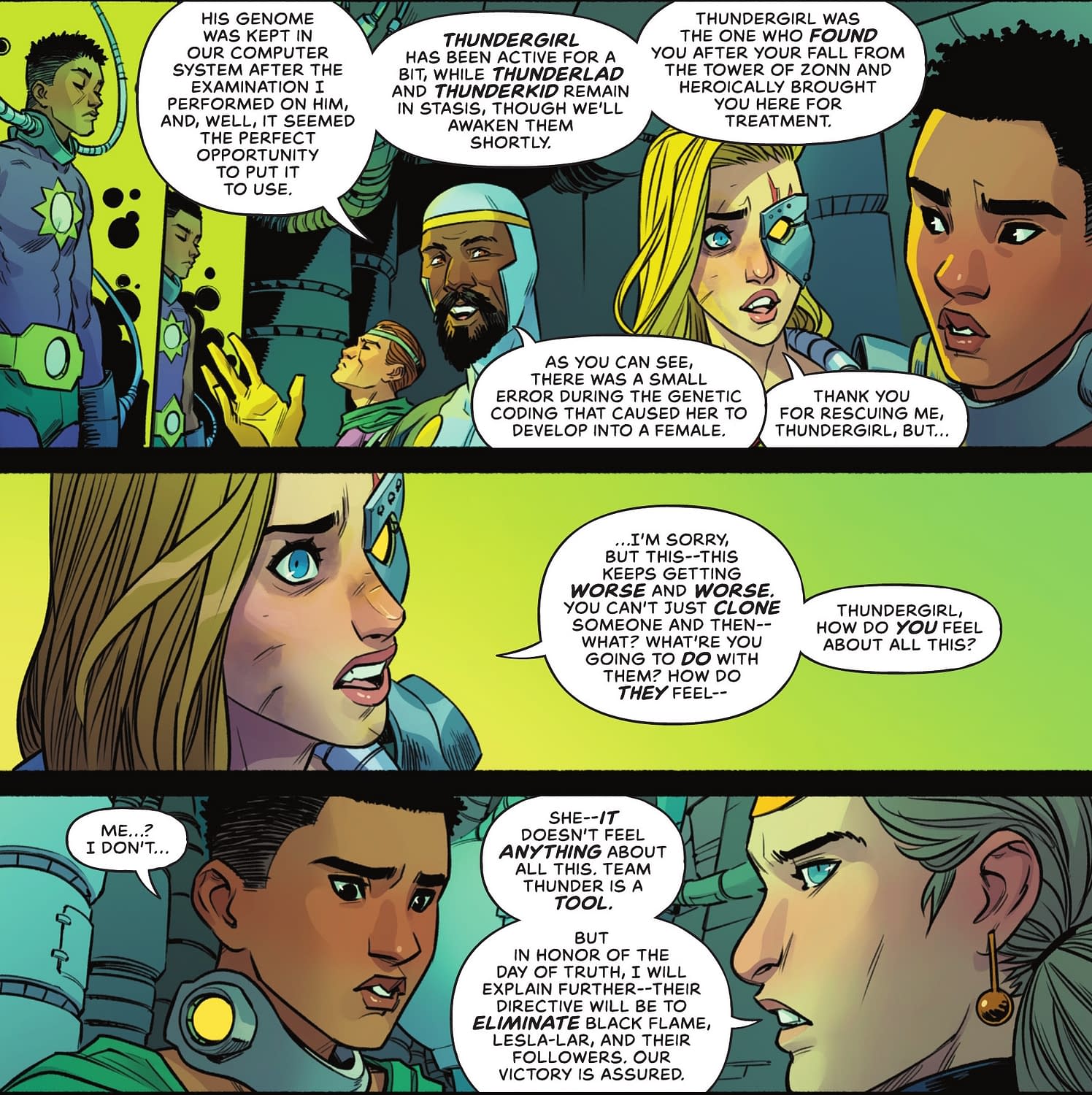 Aquaman, Superboy, Supergirl & Firestorm In The Wake Of KO (Spoilers)