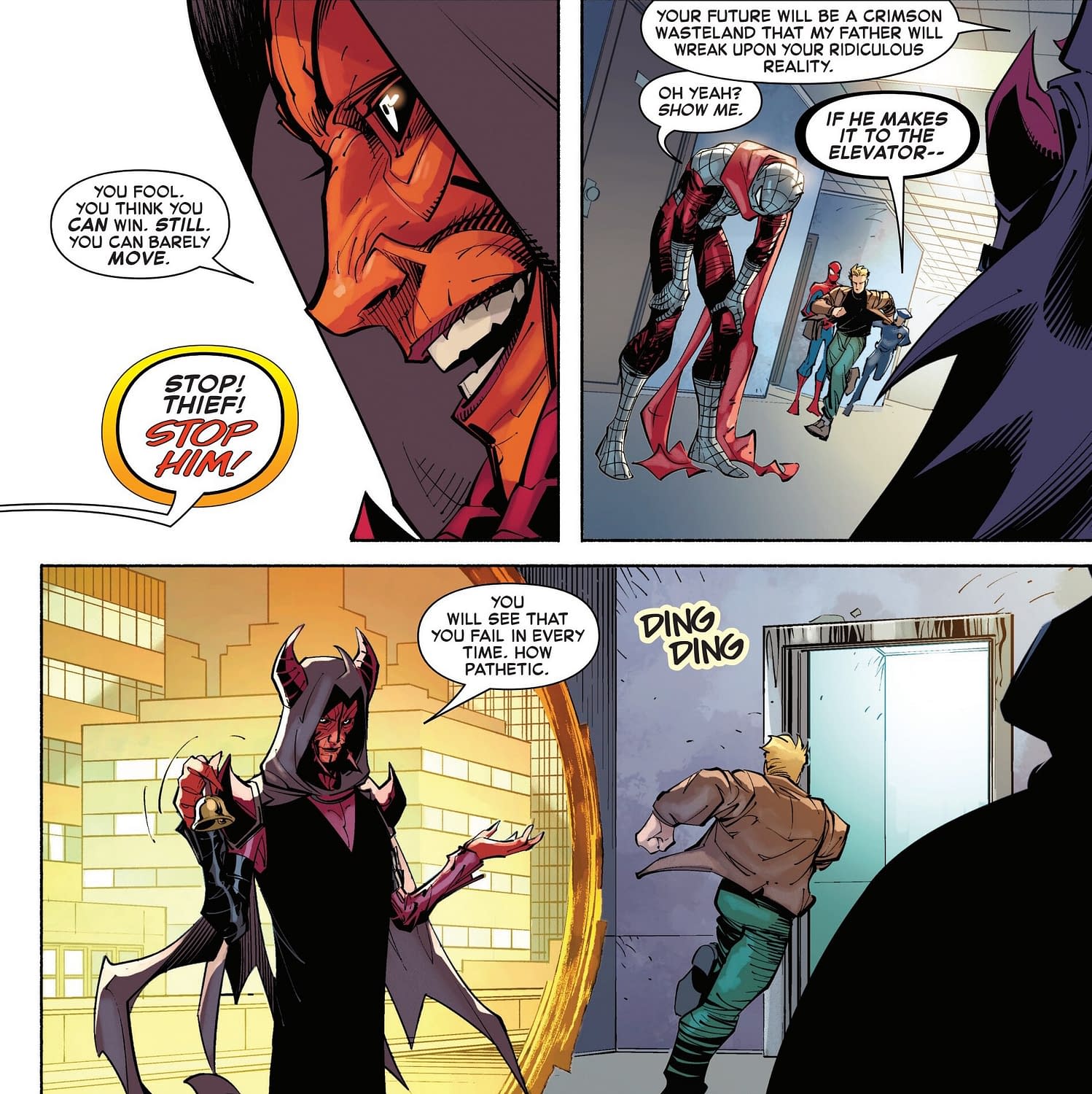 Peter Parker's 2024 "Bill And Ted Manouevre " In Amazing Spider-Man #28
