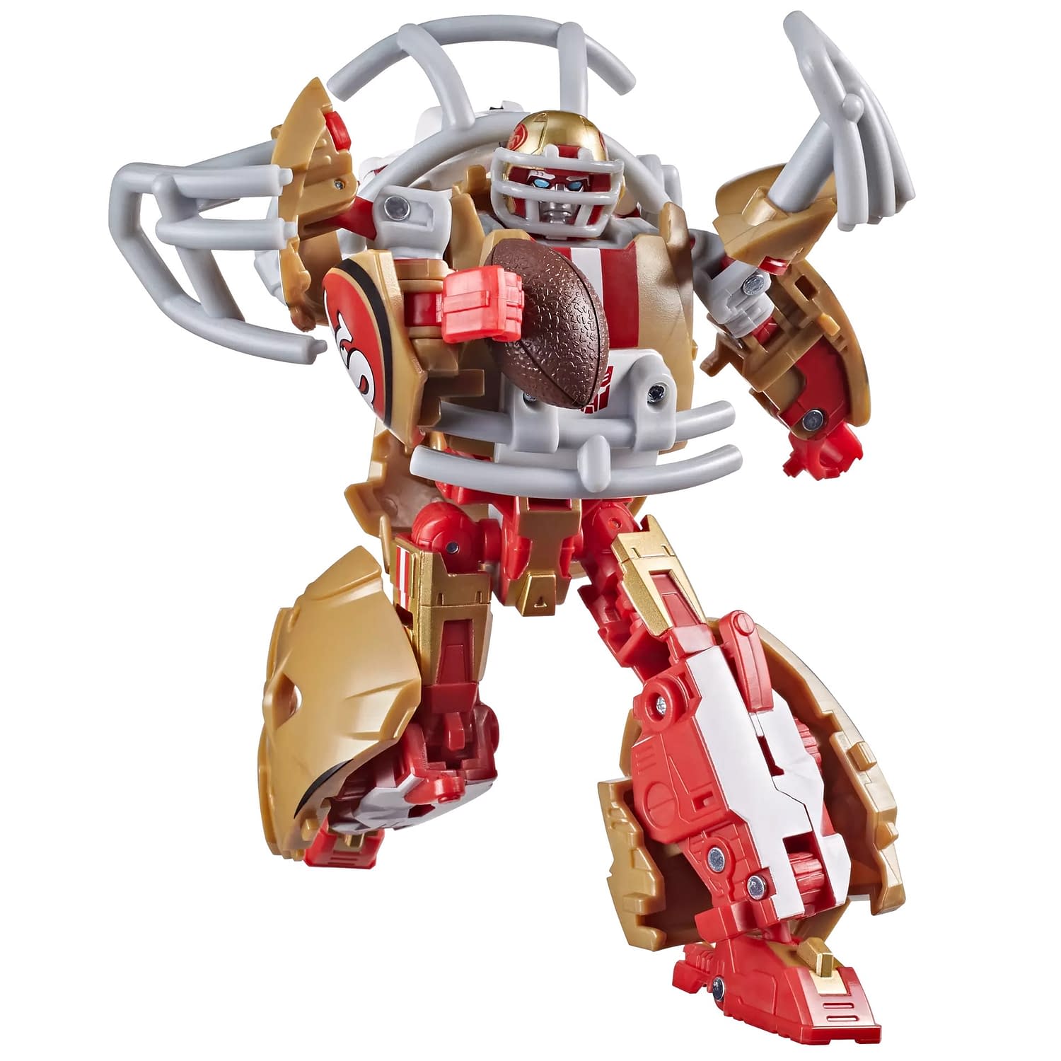 San Francisco 49ers Goldrush Joins Hasbro's Transformers x NFL line