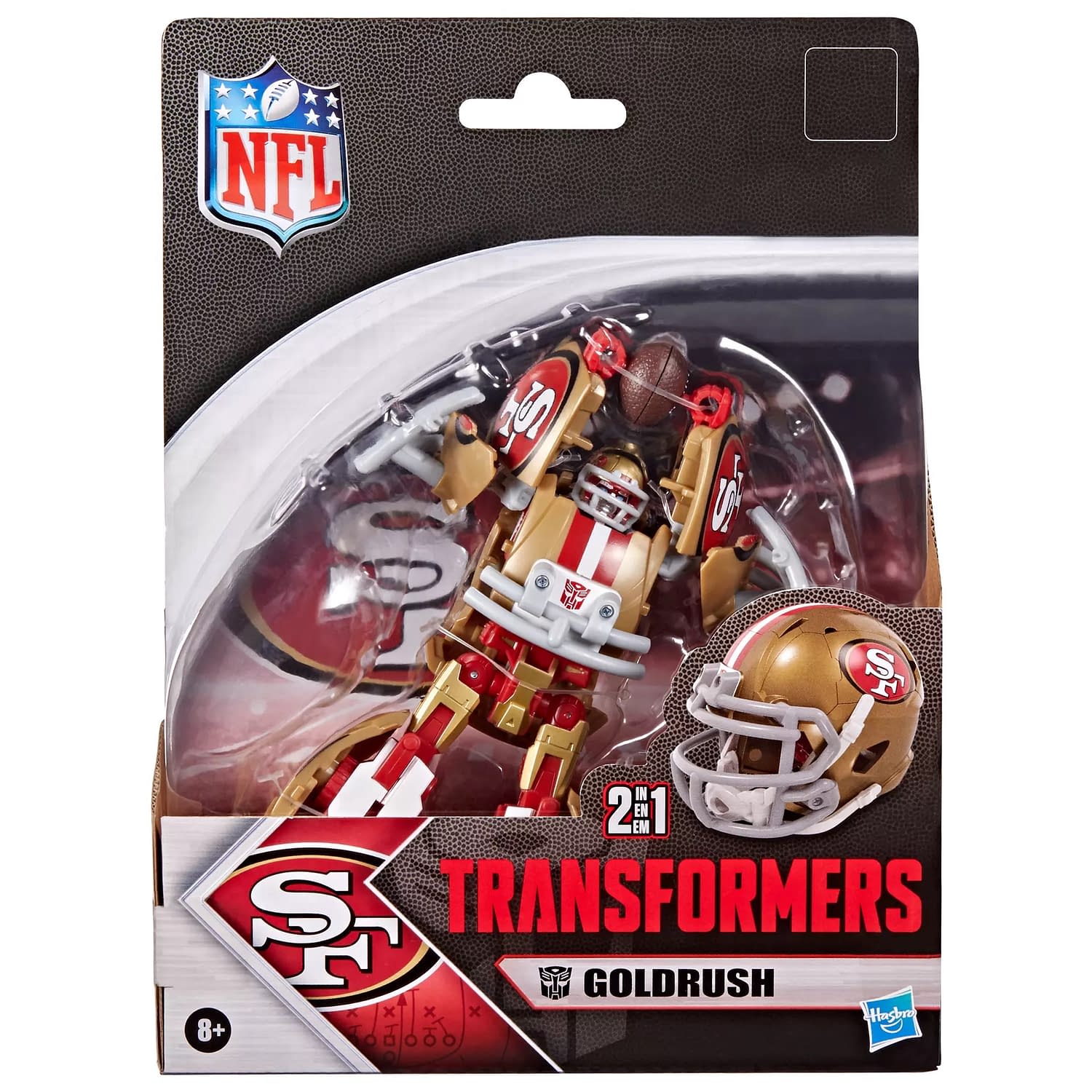 San Francisco 49ers Goldrush Joins Hasbro's Transformers x NFL line