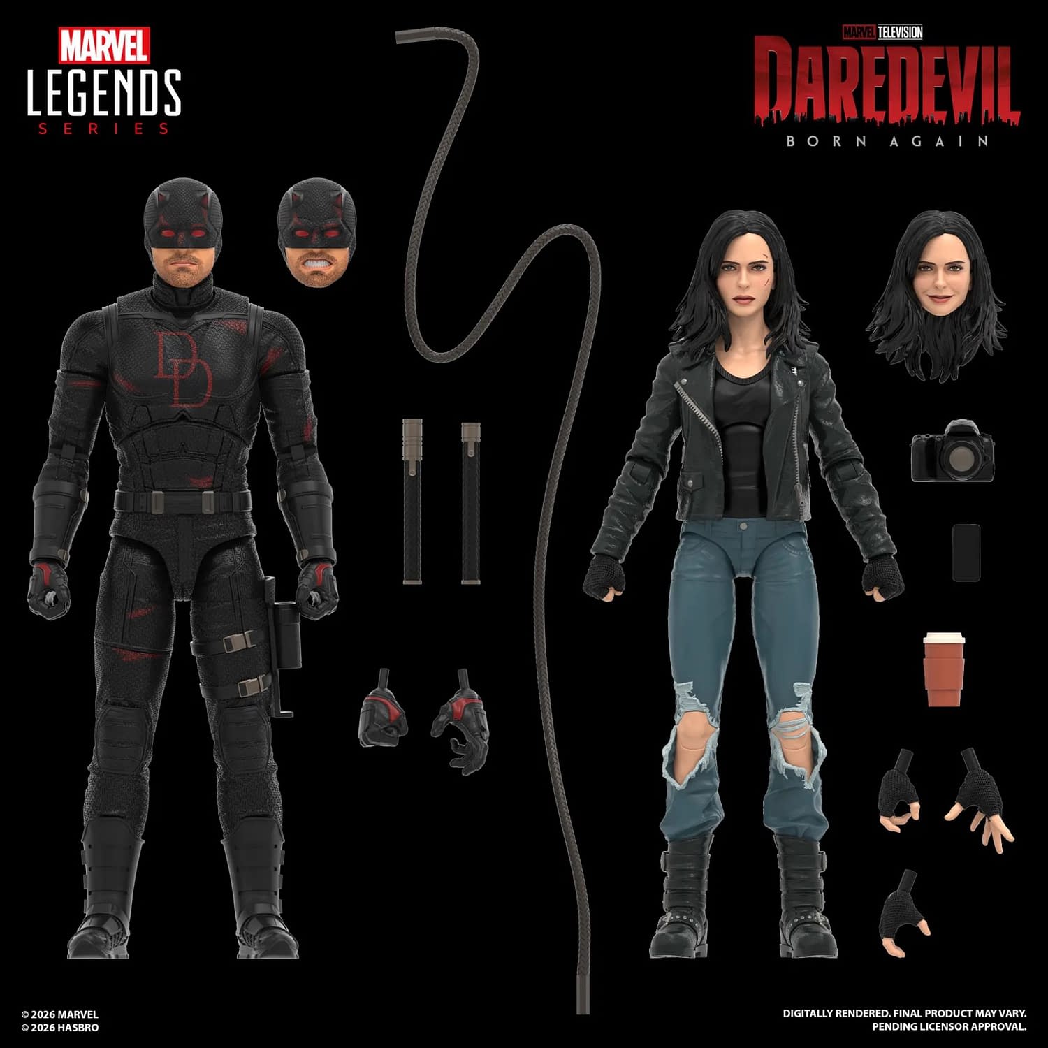 New Daredevil & Jessica Jones Marvel Legends 2-Pack Announced