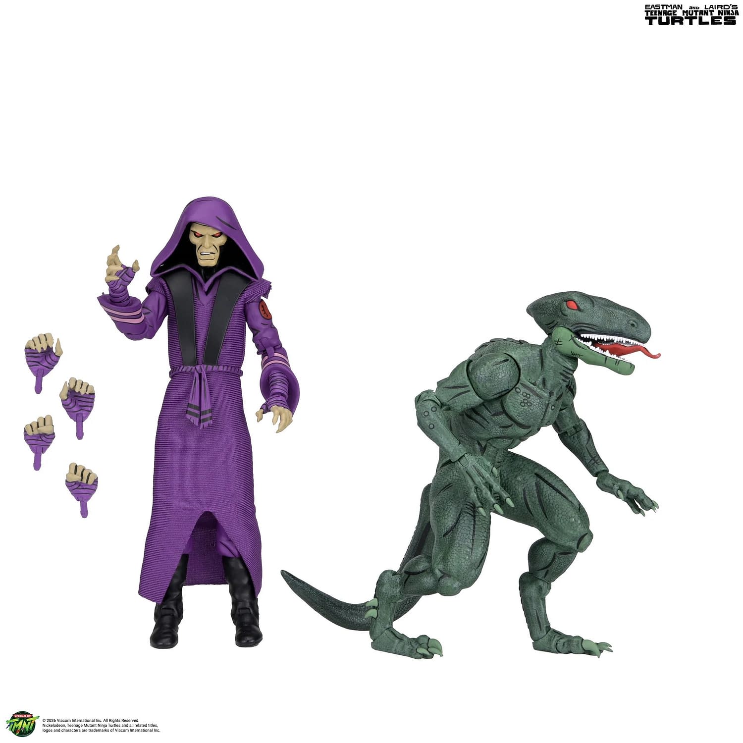 NECA Unveils New TMNT Mirage Studios Daimyo Orkai & Raptor 2-Pack