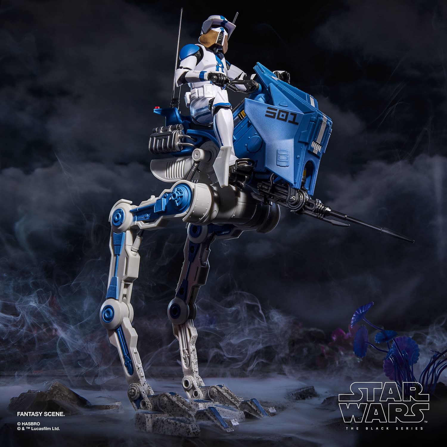 Hasbro Unveils Star Wars ARF Trooper (501st) and AT-RT Set for SDCC