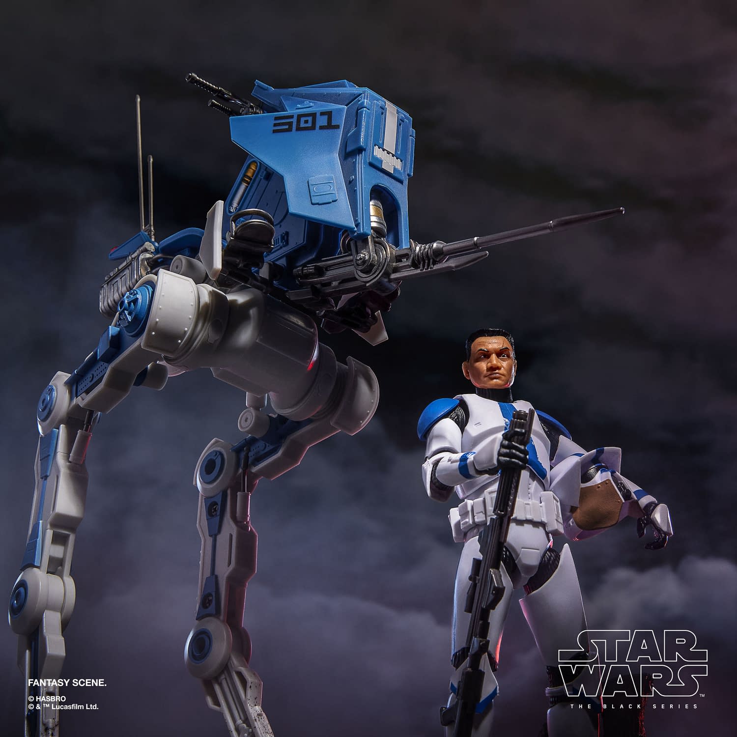 Hasbro Unveils Star Wars ARF Trooper (501st) and AT-RT Set for SDCC