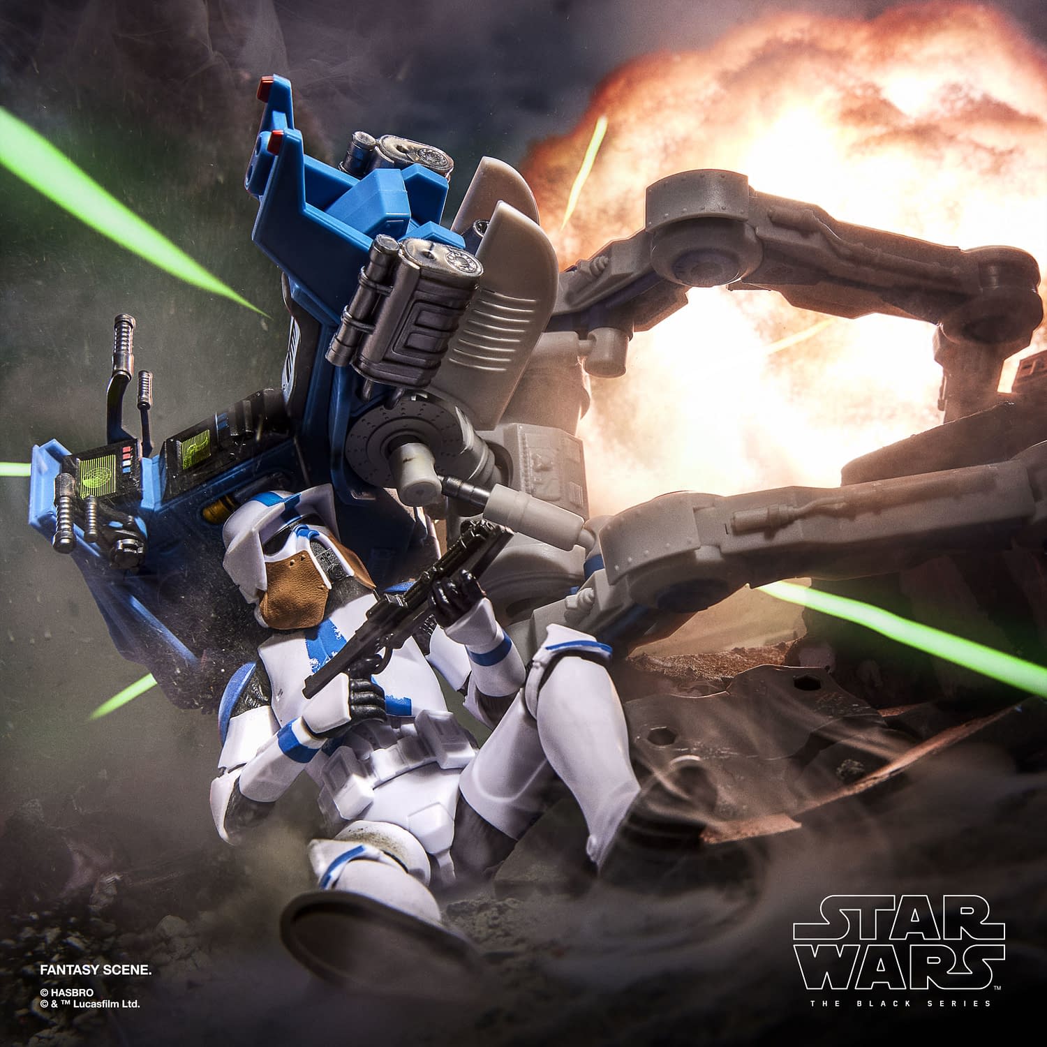 Hasbro Unveils Star Wars ARF Trooper (501st) and AT-RT Set for SDCC