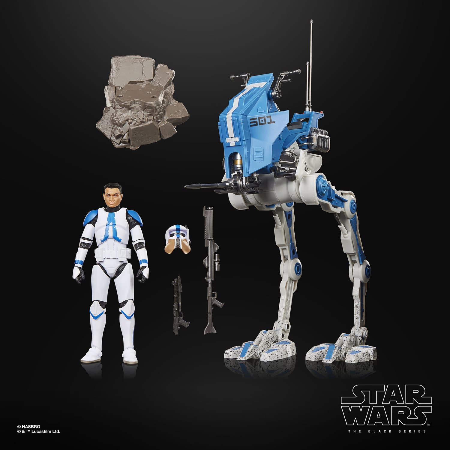 Hasbro Unveils Star Wars ARF Trooper (501st) and AT-RT Set for SDCC