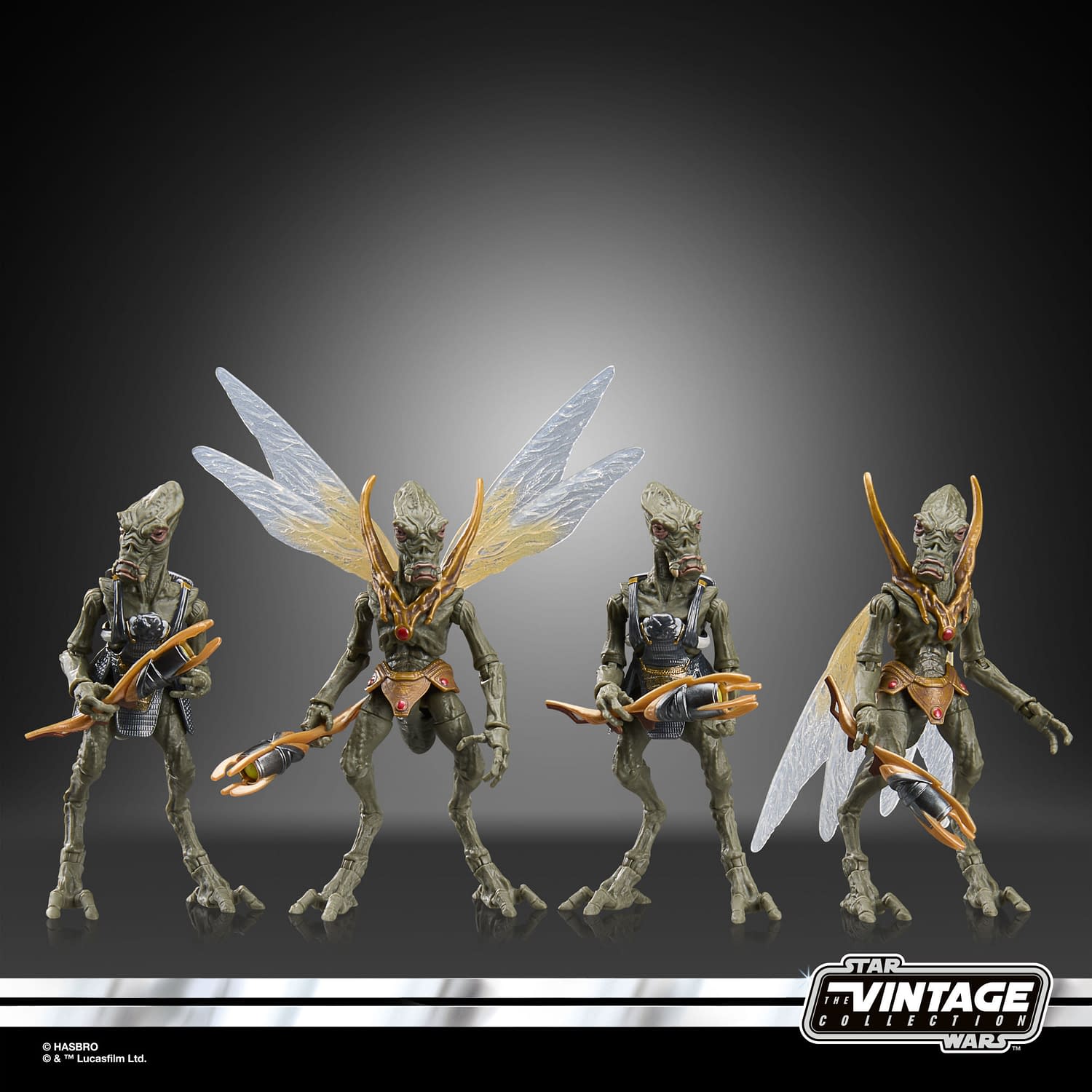 Star Wars: The Vintage Collection Geonosian Warrior 4-Pack Revealed