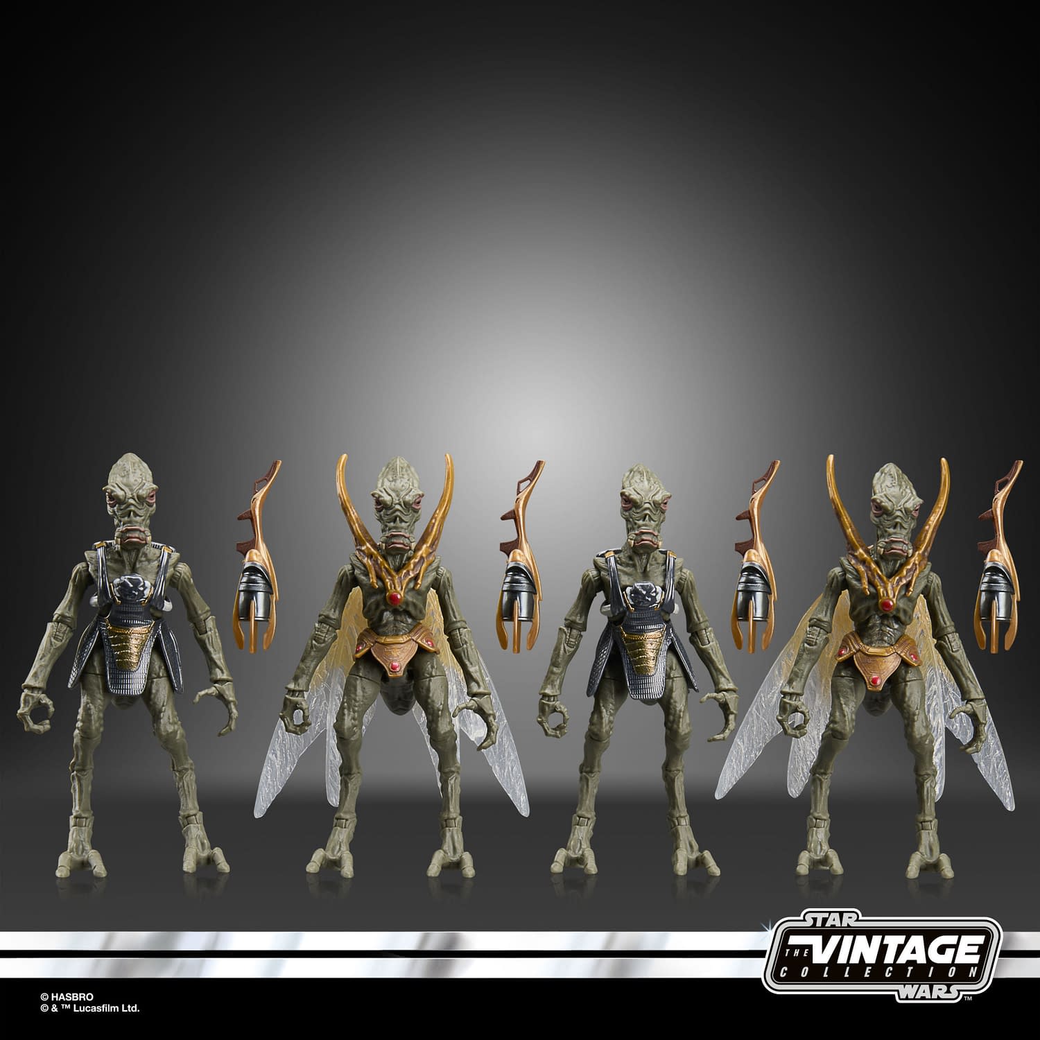 Star Wars: The Vintage Collection Geonosian Warrior 4-Pack Revealed