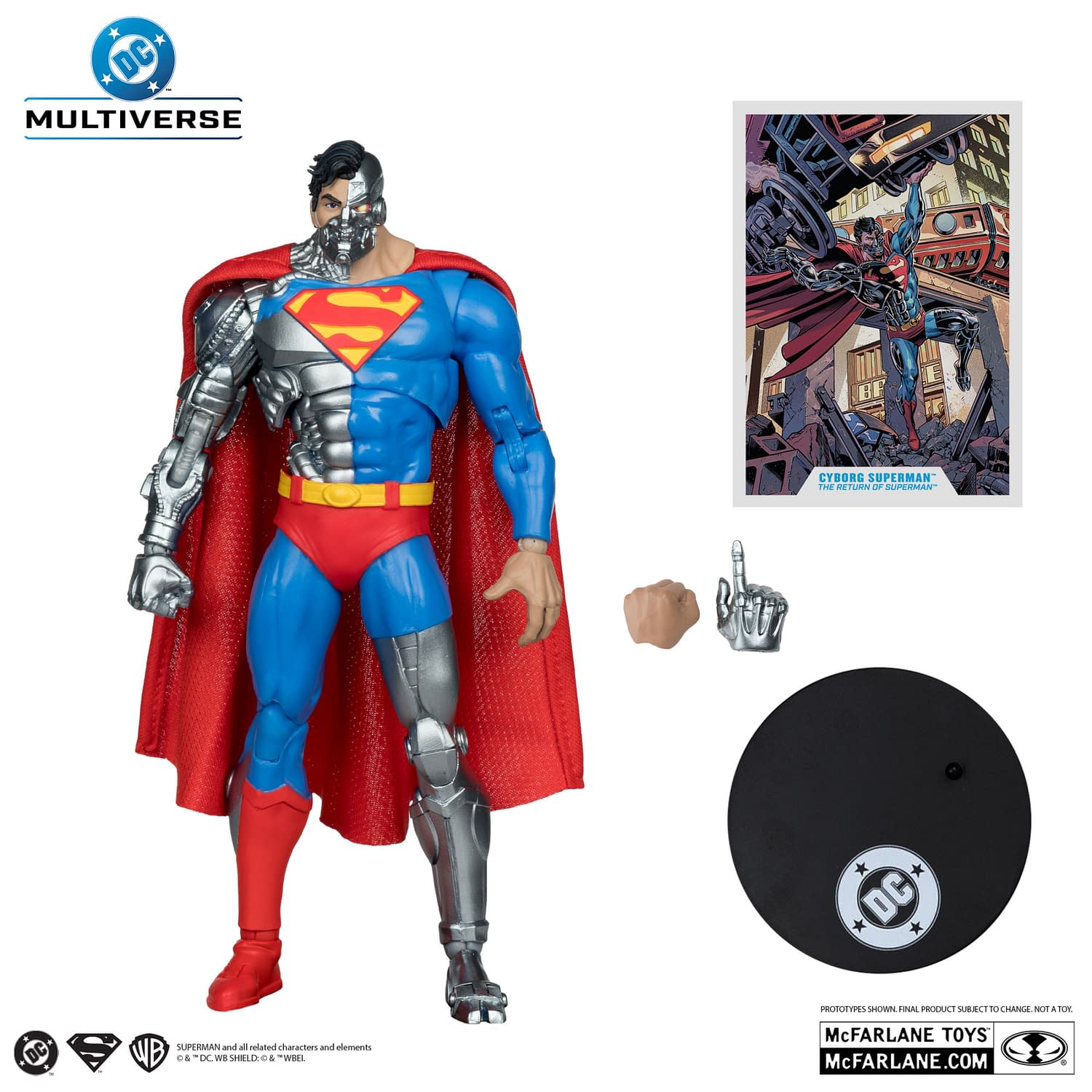 Bow Before the Power of Cyborg Superman Once Again from McFarlane