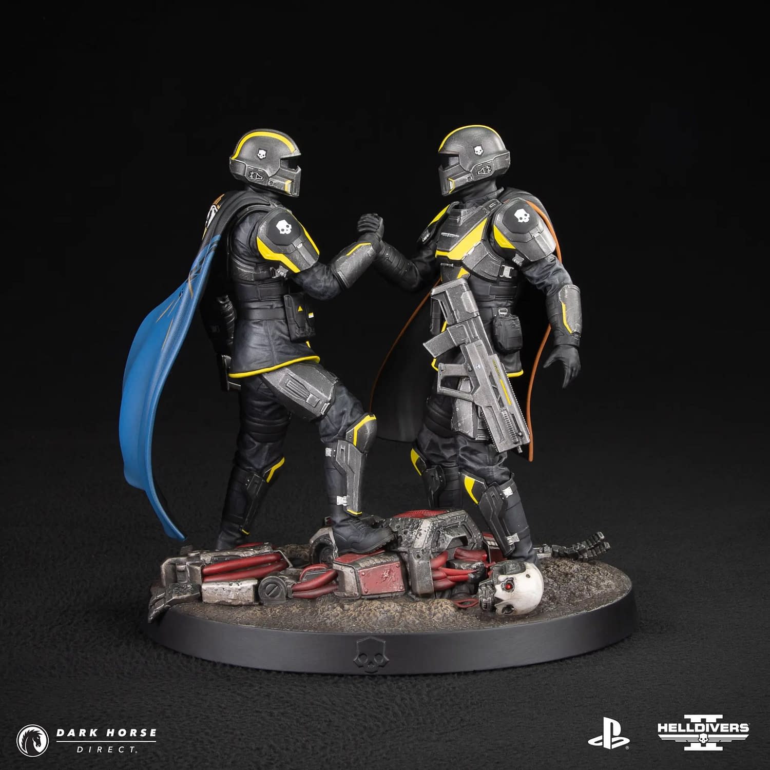 Helldivers II: Protectors of Democracy Statue Revealed by Dark Horse